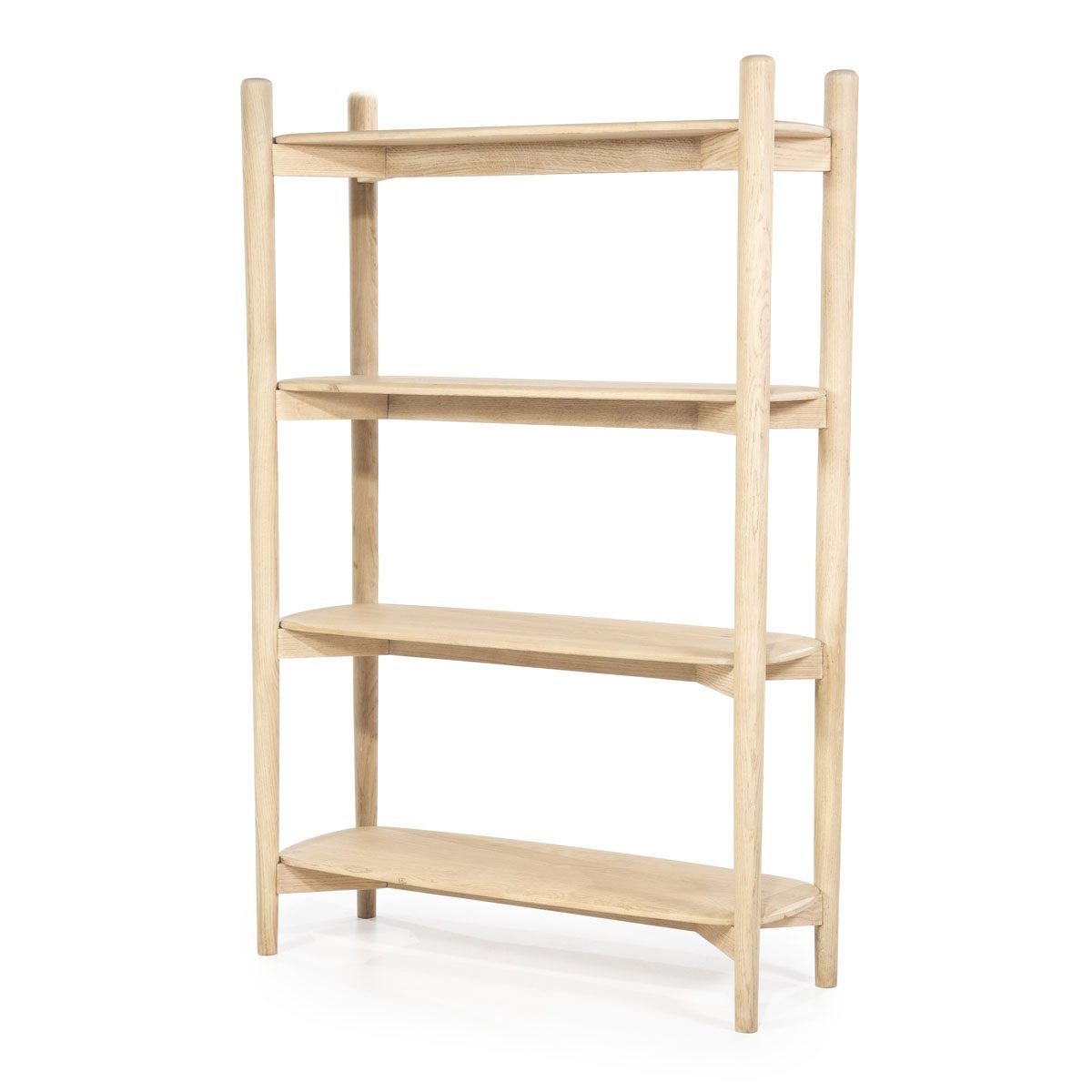 Bücherregal Selbu H 170 cm Eiche Massivholz Regal Schrank