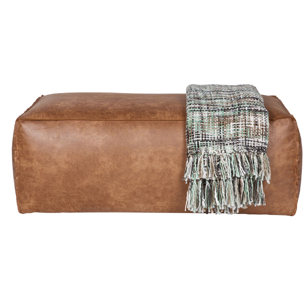 Sitzhocker RODEO Leder Hocker cognac