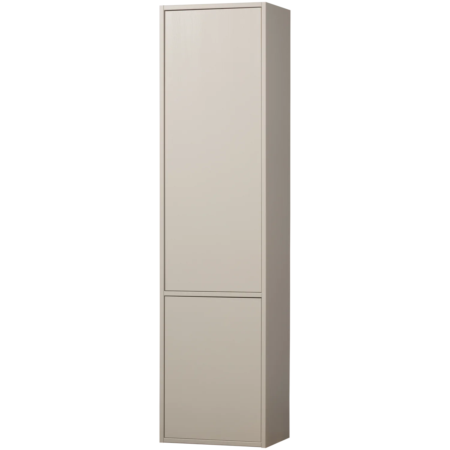 Schrank MEGGY schmal 55 cm Holzschrank Kiefer Massiv staubgrau