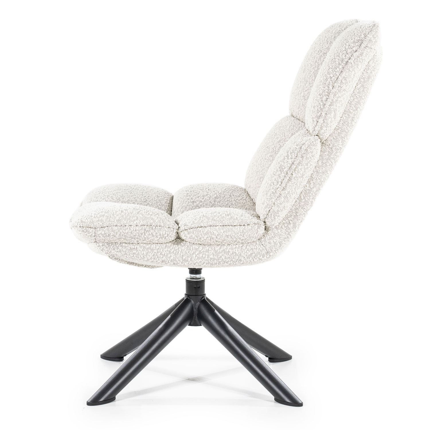 Sessel BENTE drehbar Stoff beige