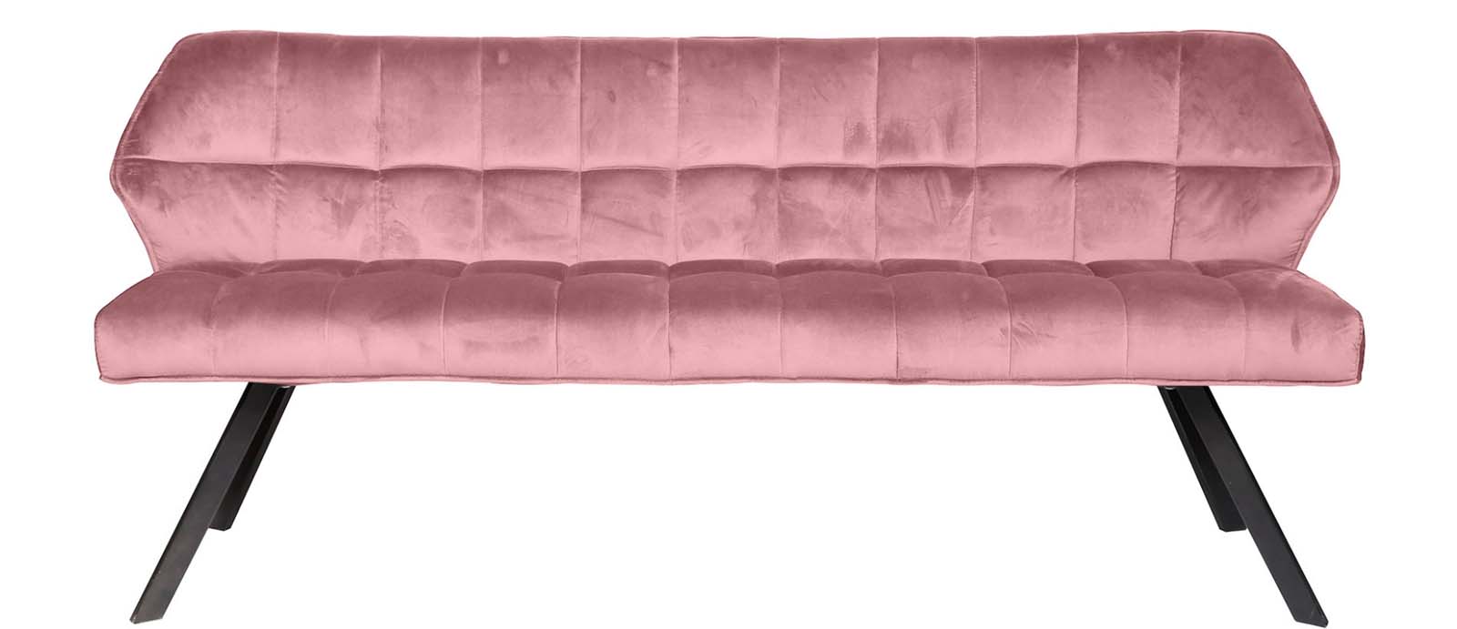 Esstischbank Bank Sitzbank FINO 180 cm Samt rosa