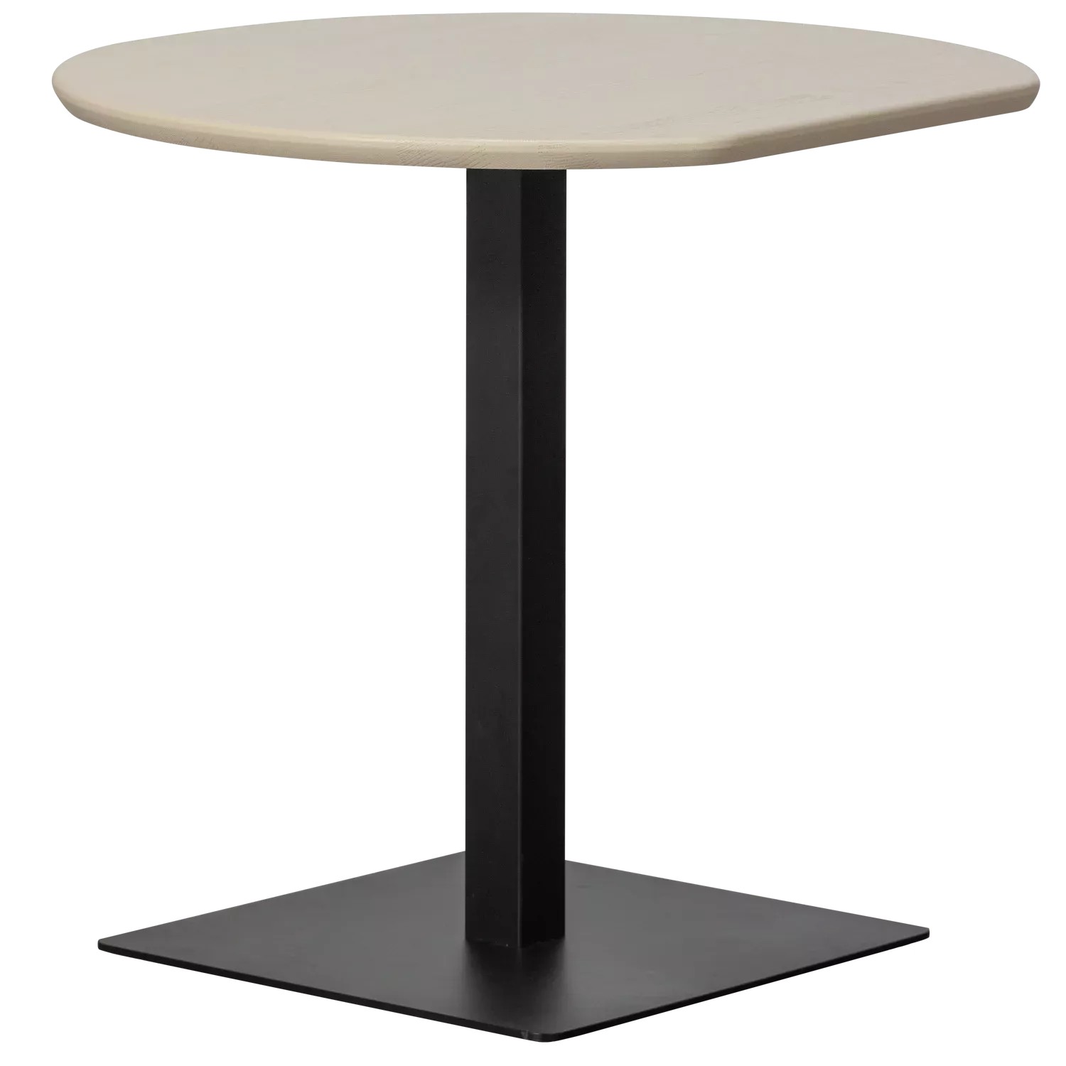 Bistrotisch Esstisch ENDE 79 x 73 cm Eiche massiv dakargrau
