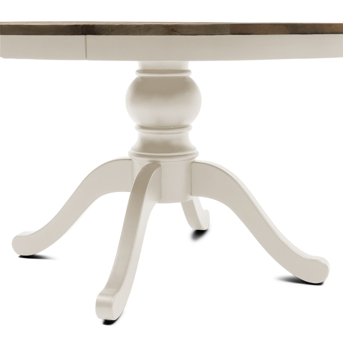Rivièra Maison Esstisch Le Marais weiss rund ausziehbar 140/190 cm 