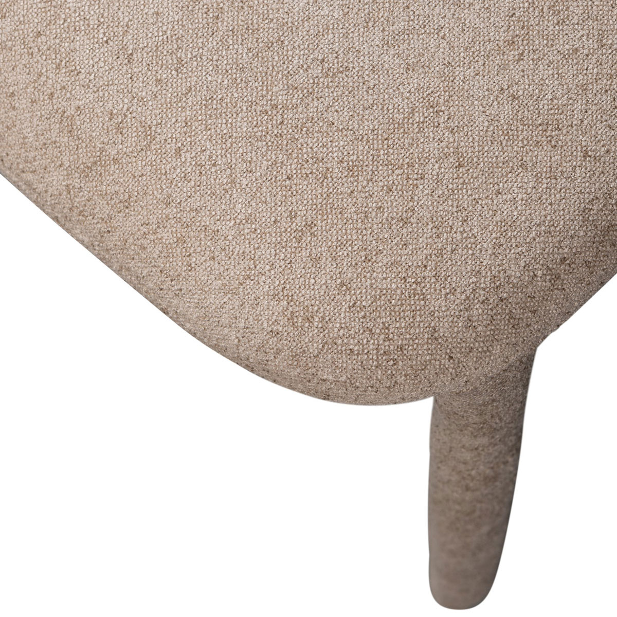 woood Esszimmerstuhl Stuhl NOBLE Webstoff sand