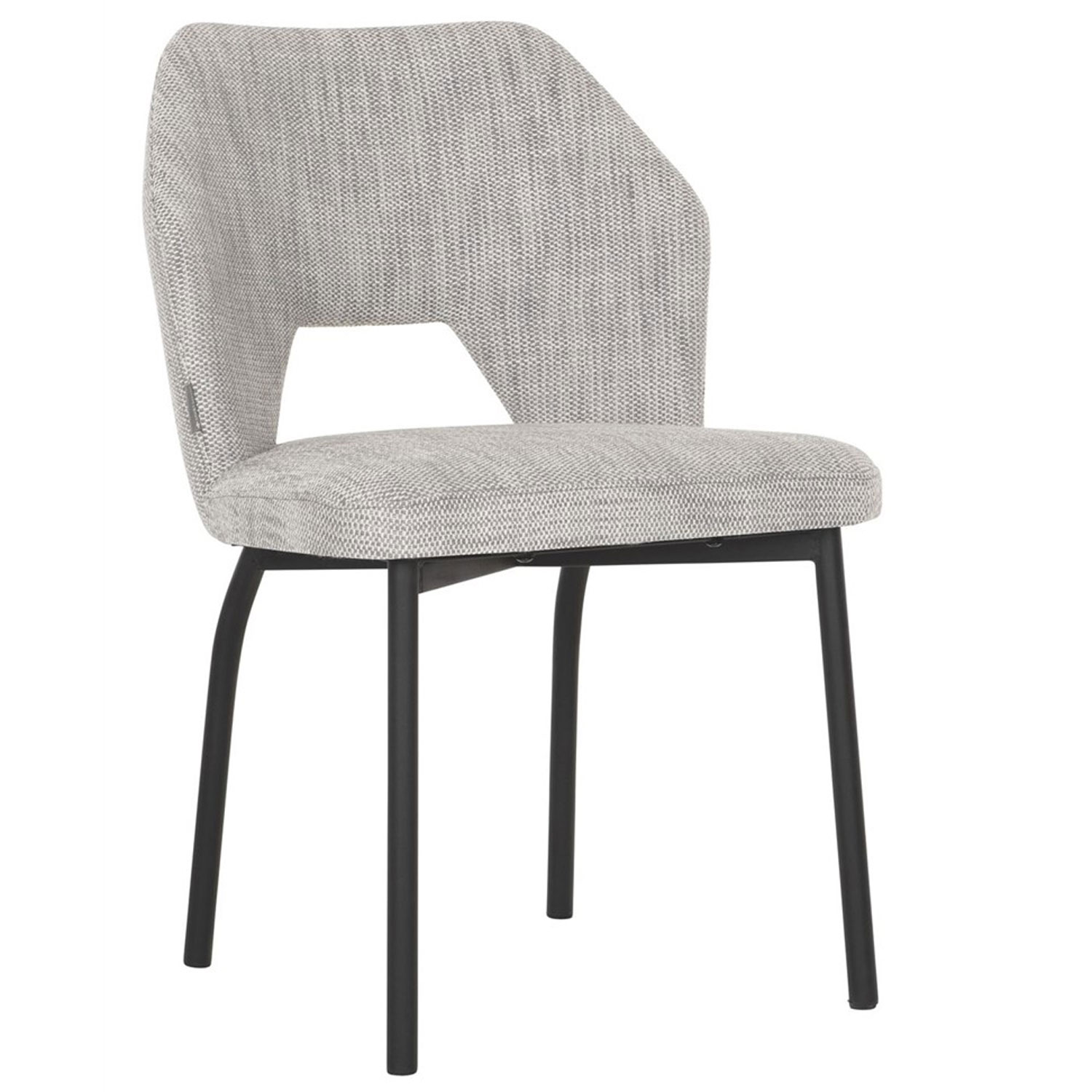 DTP Home Stuhl Bloom Stoff hellgrau Esszimmerstuhl