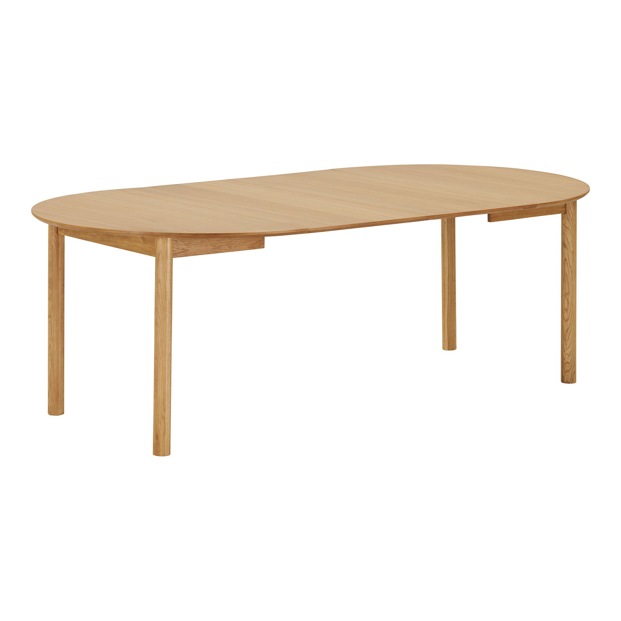 Esstisch Denmark rund Ø 120 erweiterbar auf bis L 220 cm Eiche Furnier natur