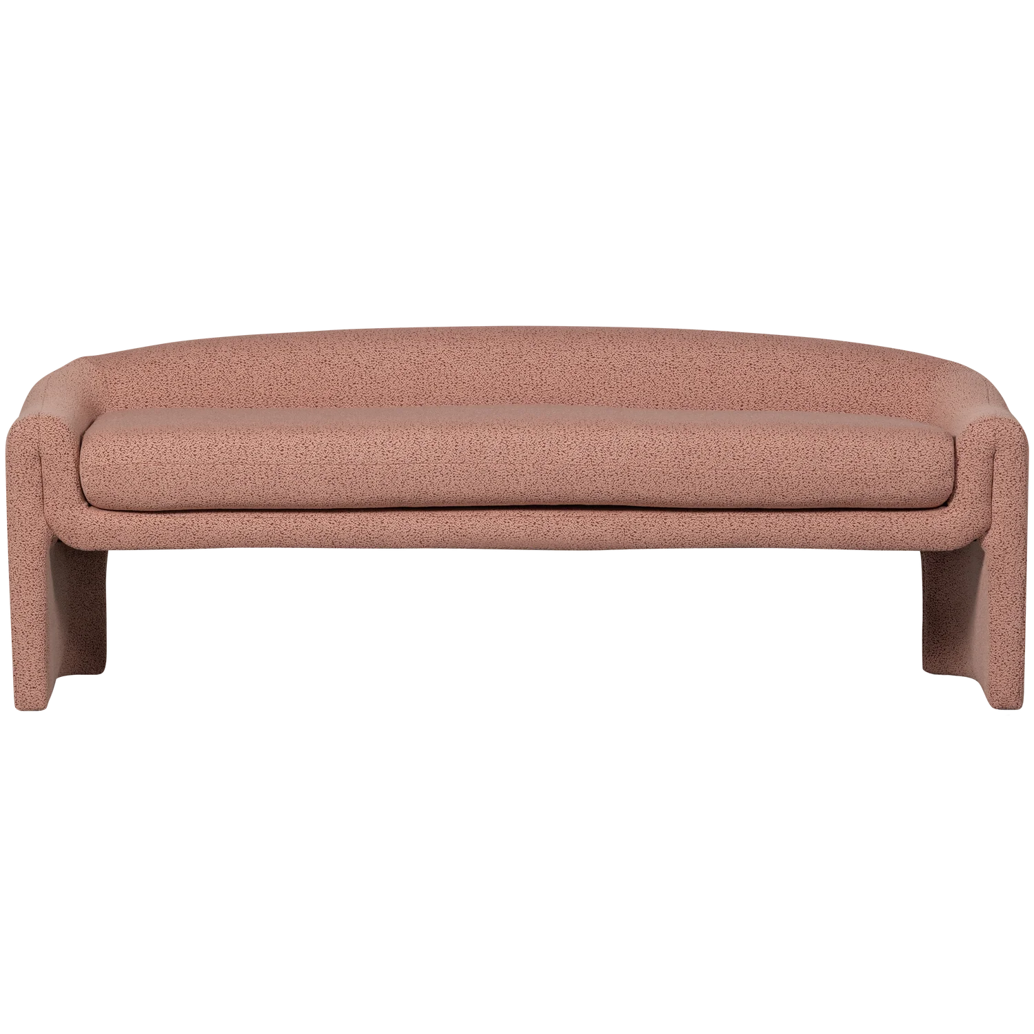 Bank Sitzbank ZONE 160 cm Webstoff rose dust