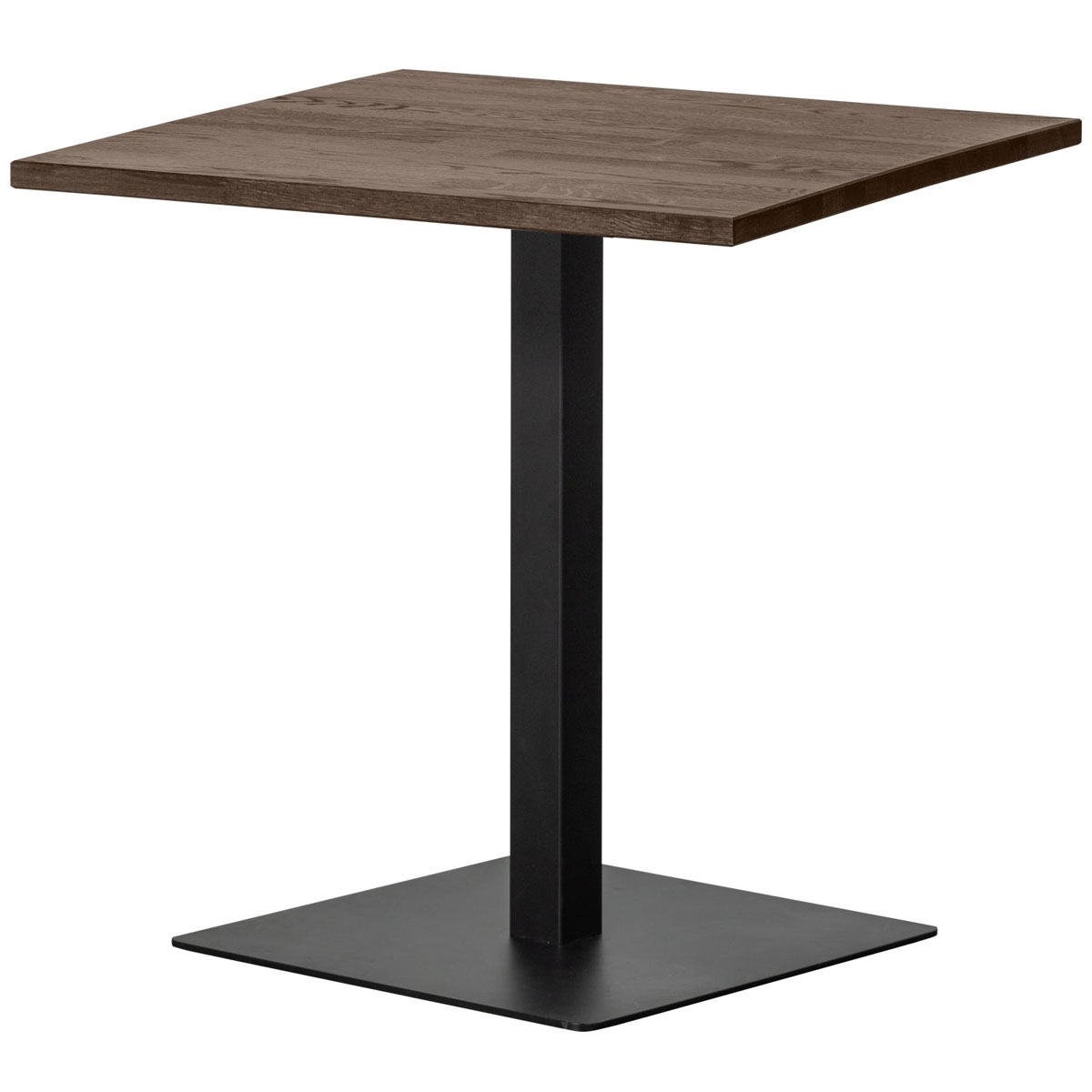 Bistrotisch Esstisch Tablo 80 x 80 cm Eiche massiv kaschmir braun