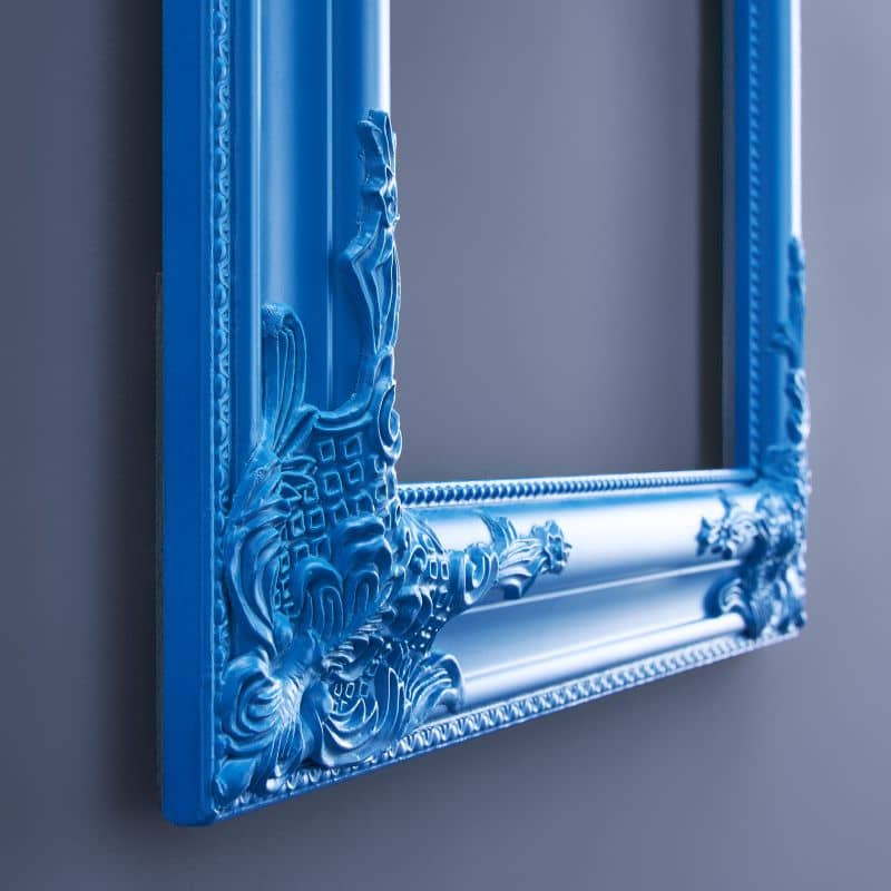Bilderrahmen Royal Frame Rahmen Dekorahmen Holz blau