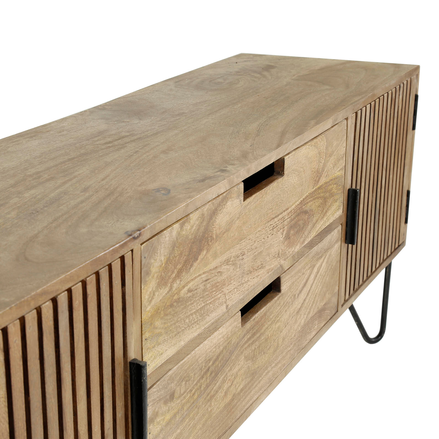 TV Möbel Lowboard FARMLAND 135 cm Mangoholz