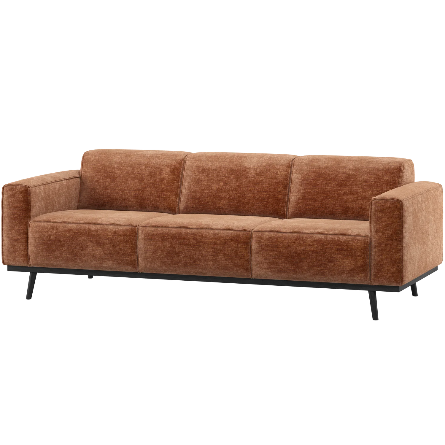 3 Sitzer Sofa Statement Samt-Chenille terra Couch
