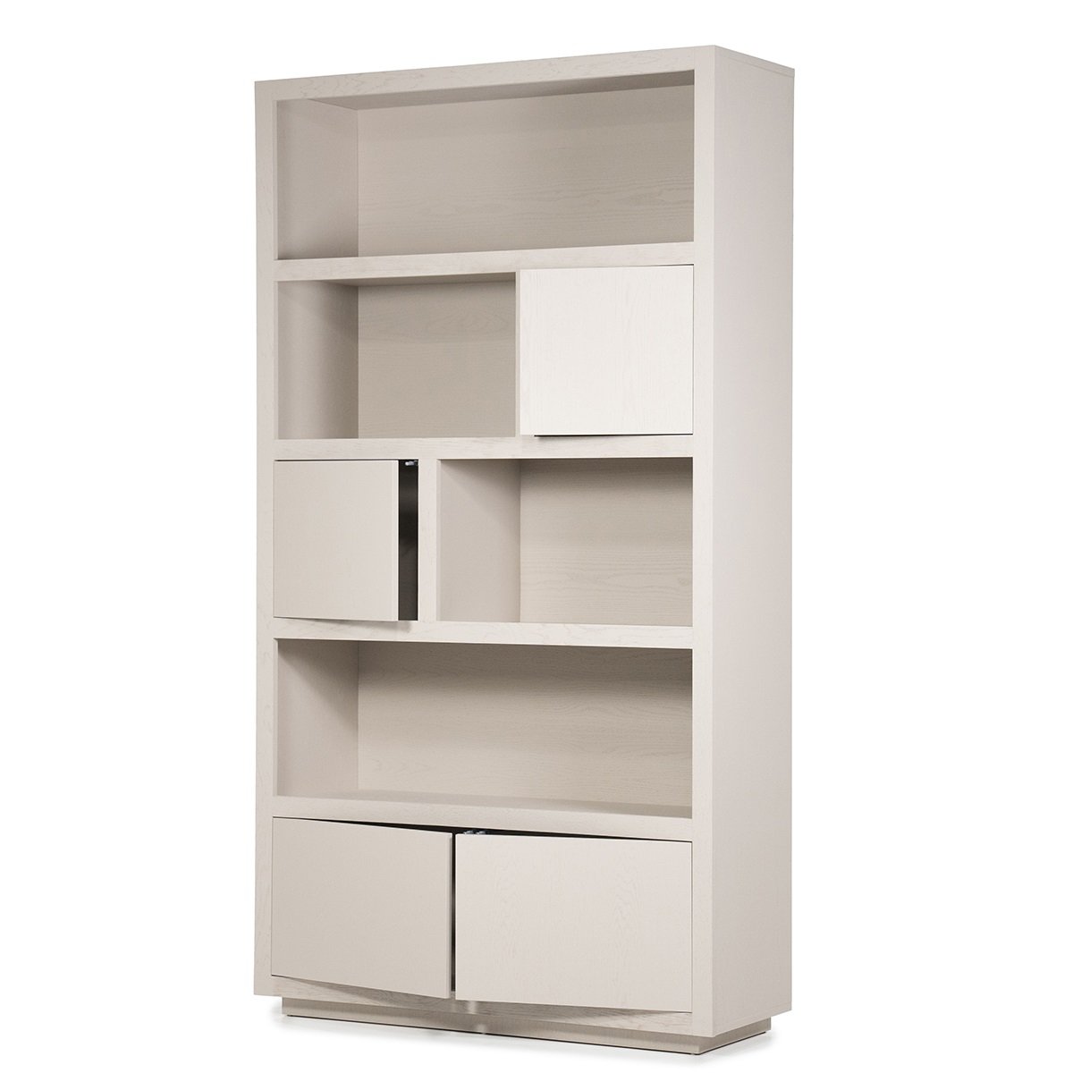 Schrank Regal Highboard Helsinki H 220 cm Eiche taupe
