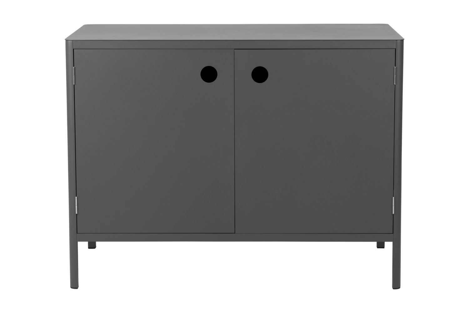 Outdoor Küche Kelia Modul Element mit Türen 121 cm Aluminium anthrazit