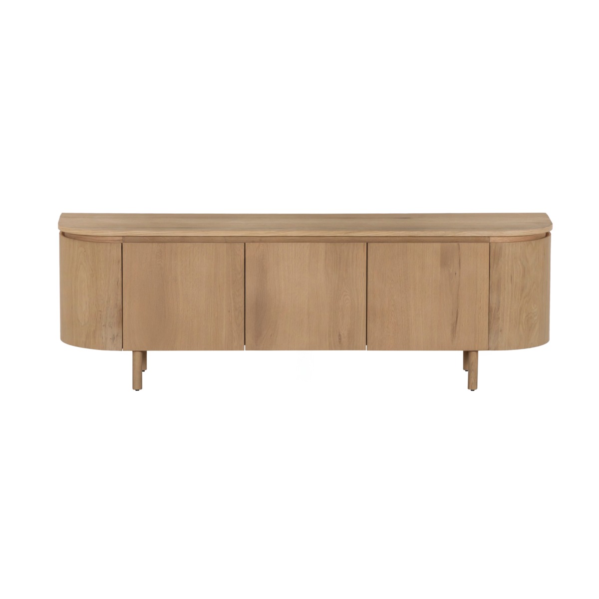 TV Möbel Lowboard Tobago 170 cm Eiche Furnier natur 