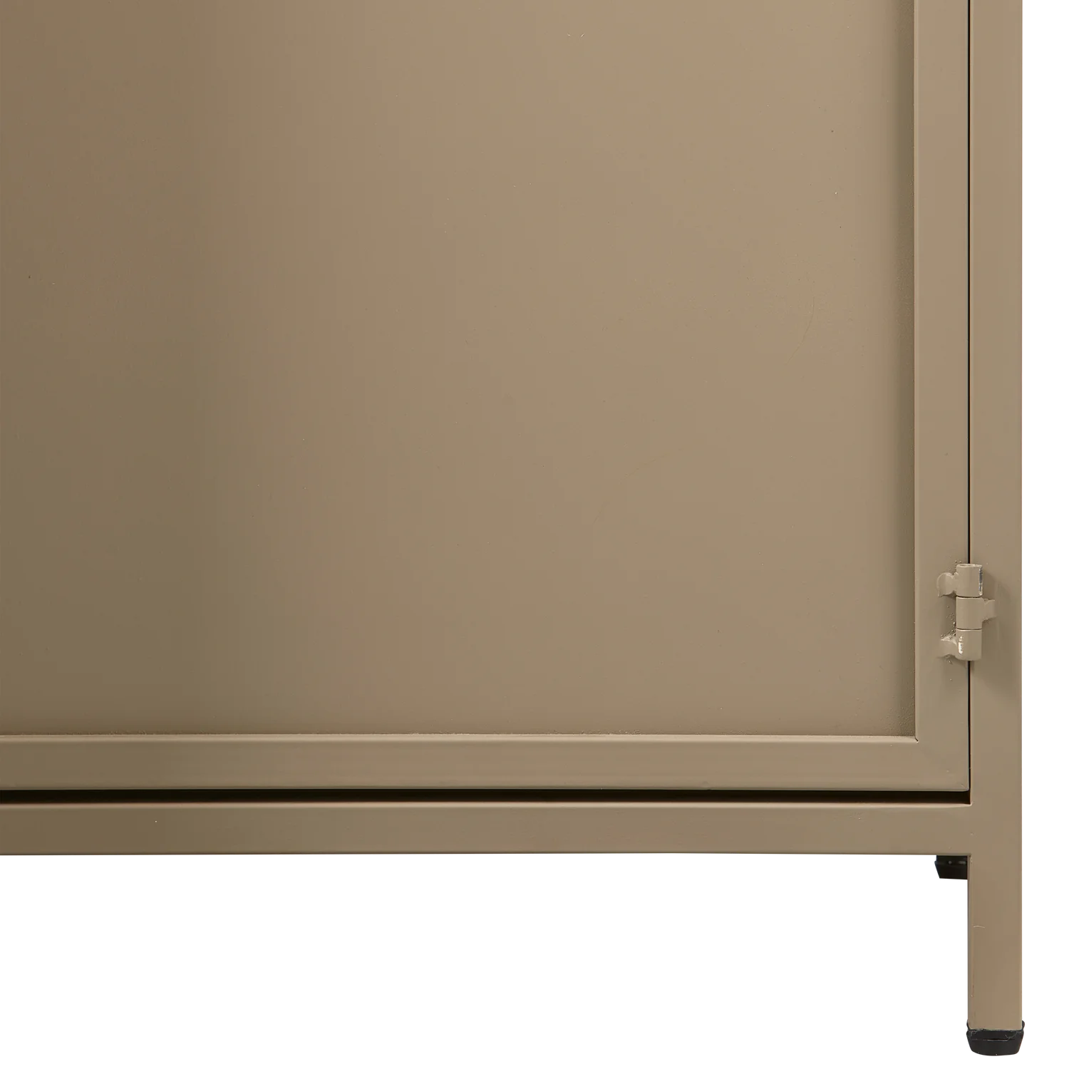 Industrie Vitrine Exhibit H 170 cm Metall khaki