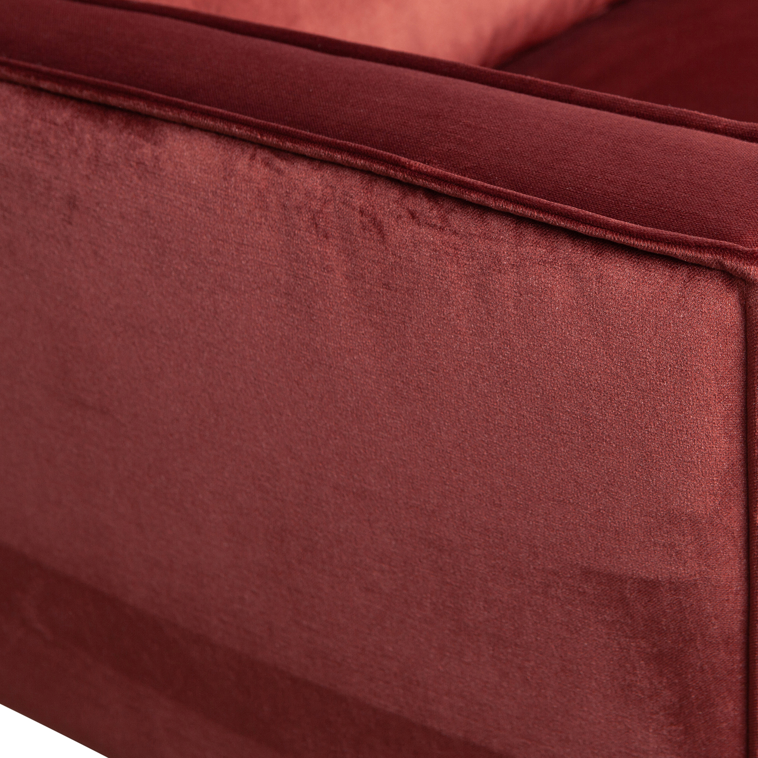 2,5 Sitzer Sofa RODEO Samt Kastanie