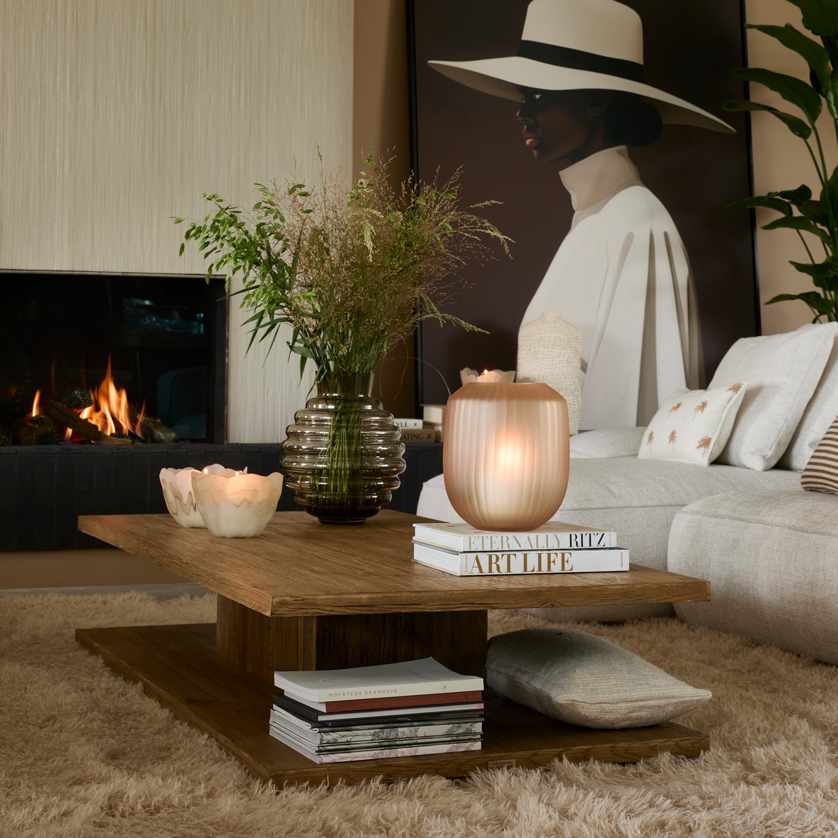  Rivièra Maison Couchtisch Vermont 160 x 80 cm Eichenholz Braun