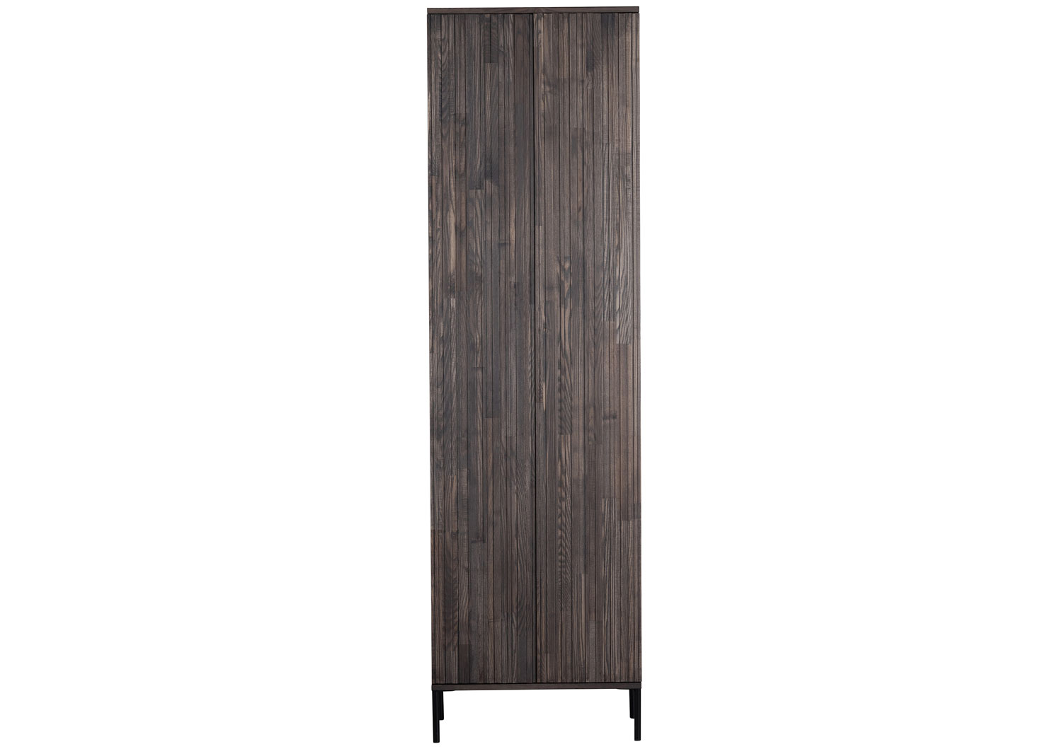 Schrank Hochschrank Gravure H 210 cm Esche massiv asche espresso