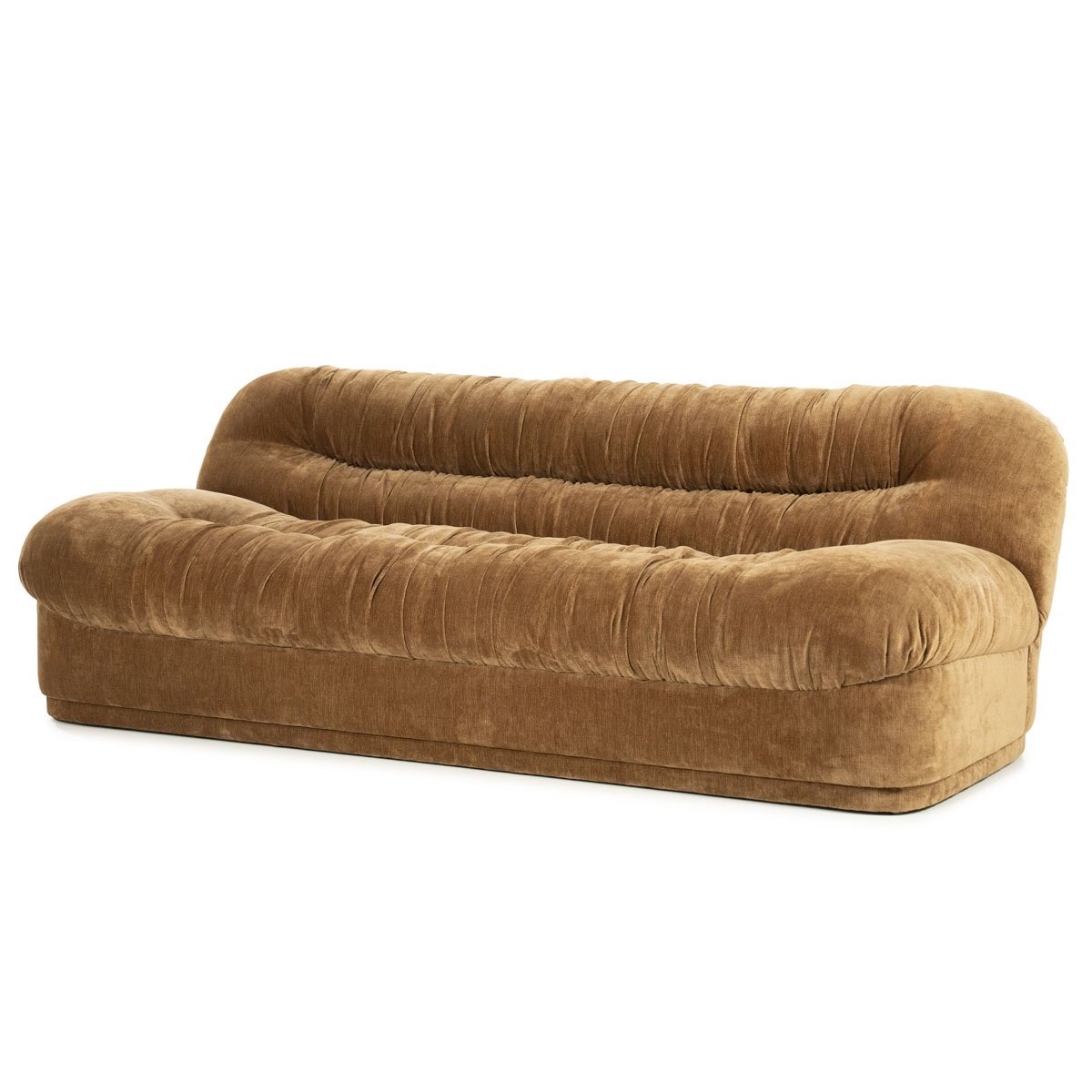 3 Sitzer Sofa Nook Stoff Blim senffarben Couch  