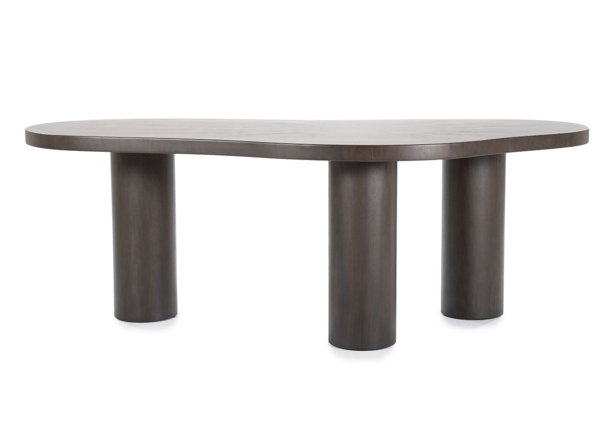 Esstisch BOBBIE organisch 215 x 110 cm Wallnuss