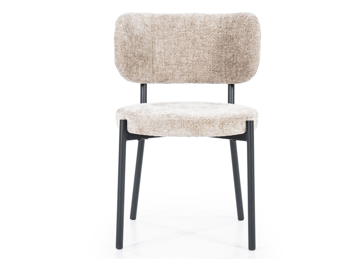 2er Set Esszimmerstuhl Stuhl Oasis Bezug taupe