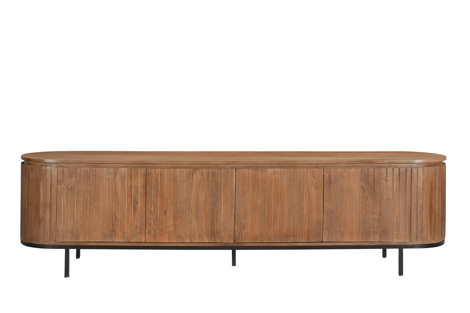 TV Möbel Lowboard Noor 210 cm Mangoholz natur