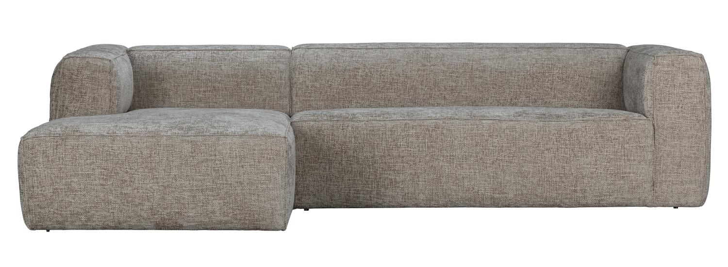 Ecksofa BEAN Melange travertin Longchair links