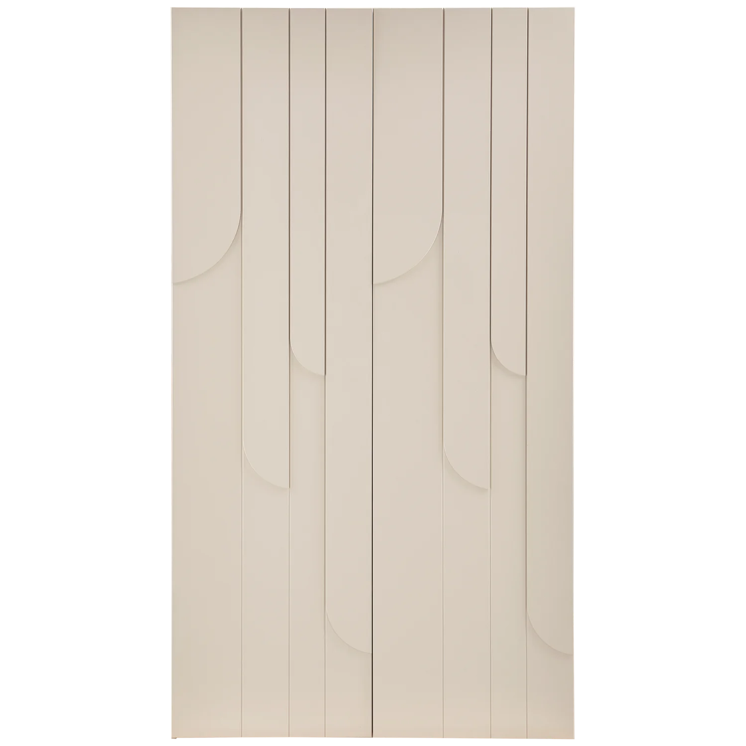 Kleiderschrank RAIN B 110 cm 2-türig Kiefernholz staubgrau Aufbewahrungsschrank