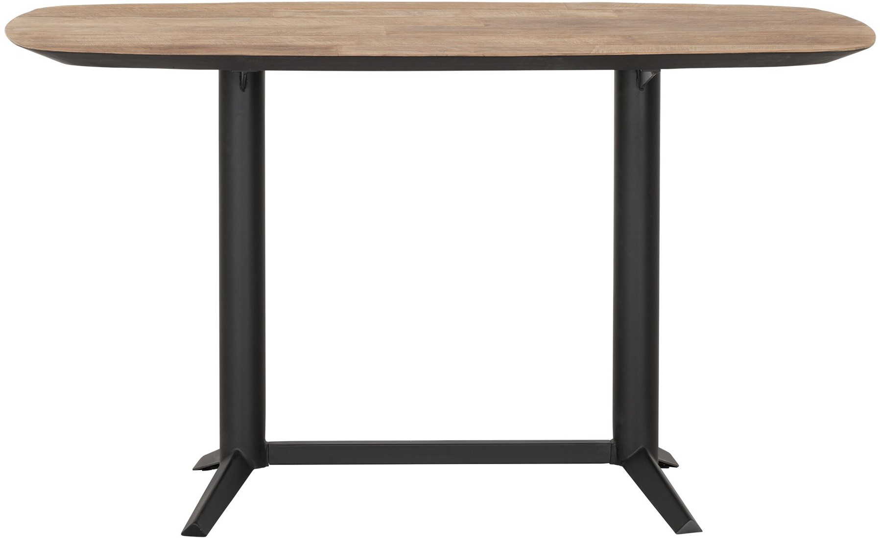 Bartisch Soho 160 x 90 cm recyceltes Teakholz 