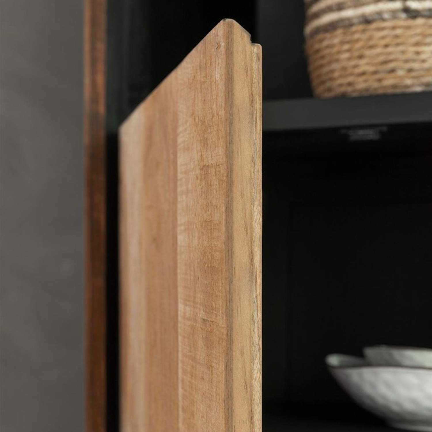 Highboard Schrank Metropole II H 210 cm Teakholz