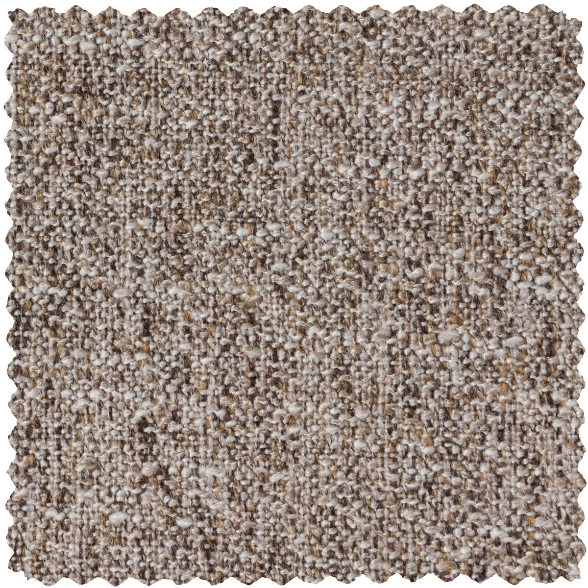 woood Ecksofa BAGGY Webstoff braun  Chaiselongue links