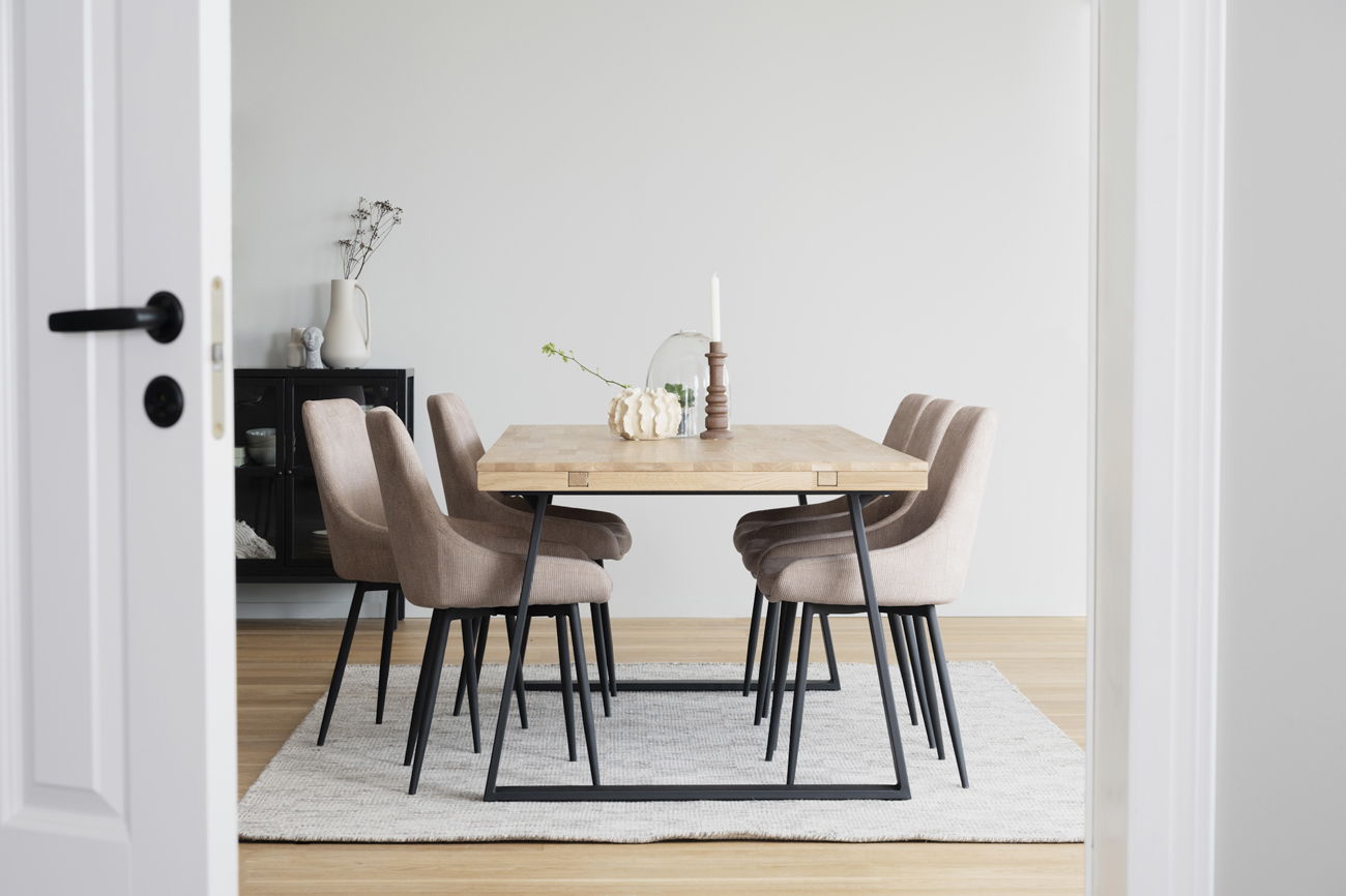 Esstisch Eiche natur 220 cm verlängerbar auf 320 cm