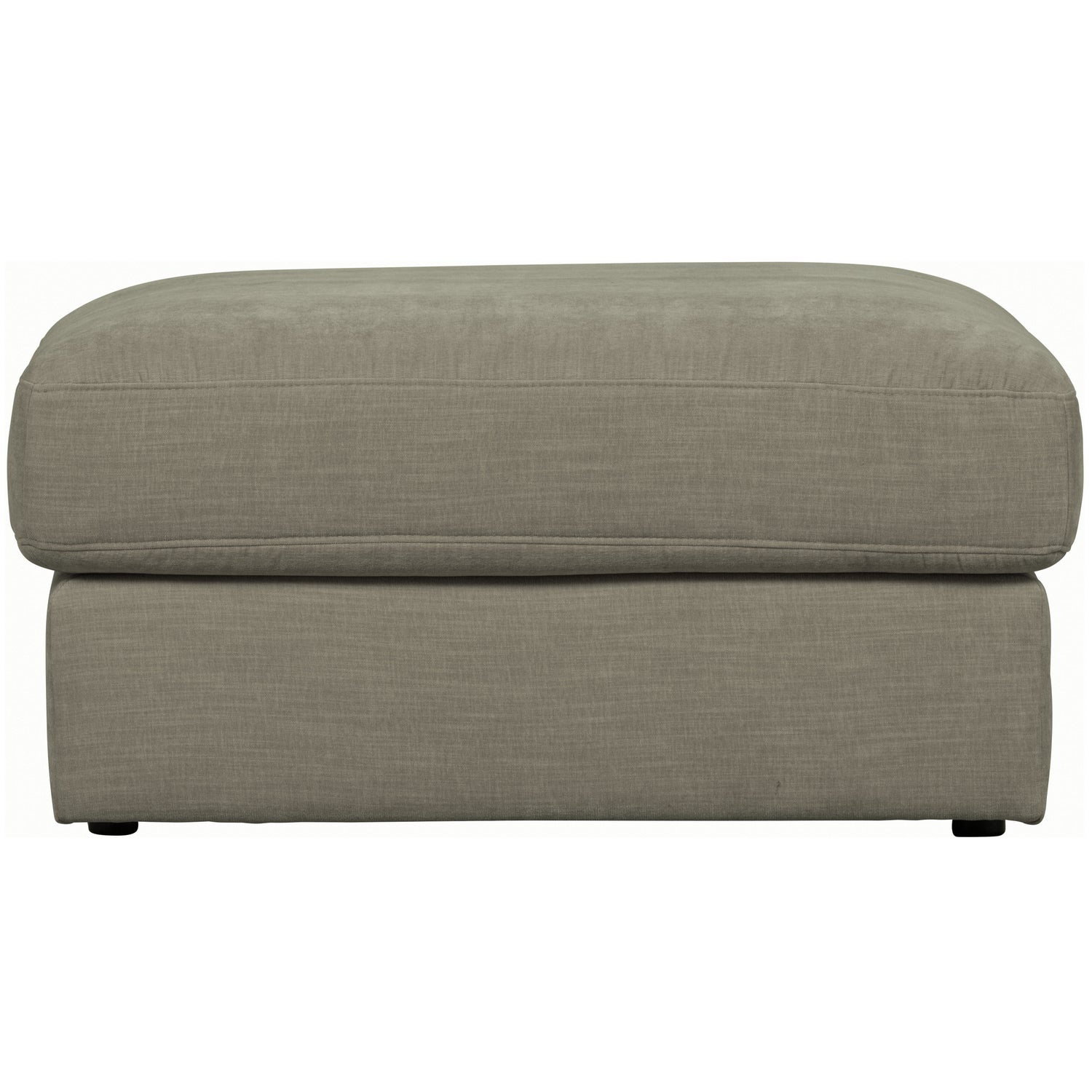Hocker Fußhocker FAMILY Webstoff warmes grau 
