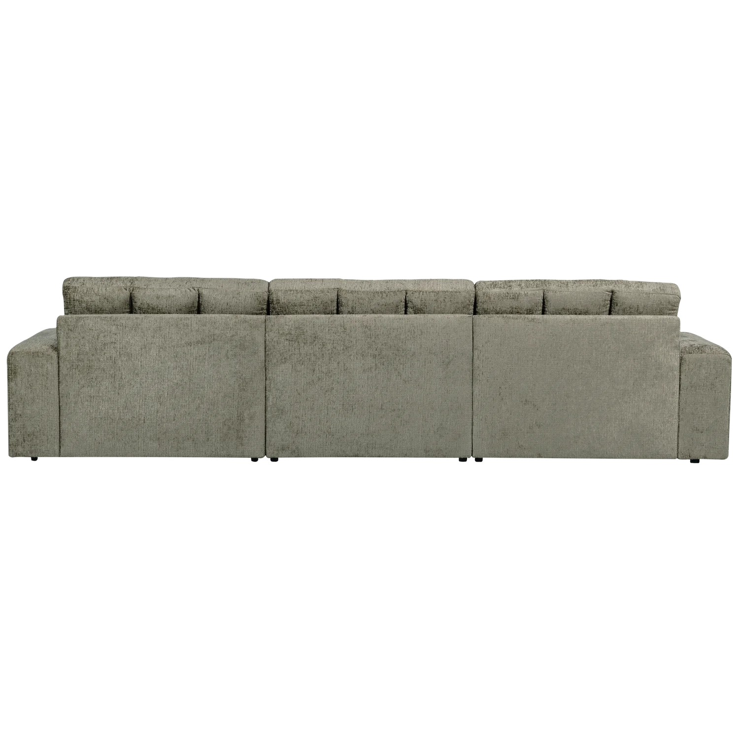 Ecksofa Sofa SECOND DATE Bezug Struktur Velvet frost Chaiselongue rechts