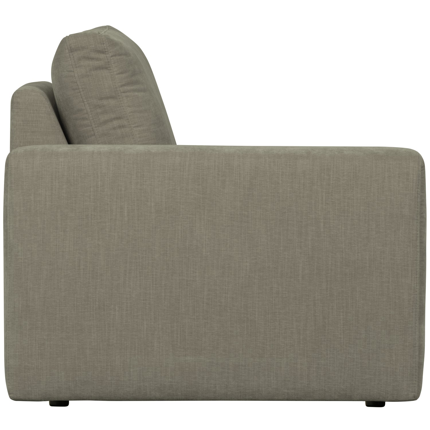 Sofaelement FAMILY mit Armlehne links Element Webstoff warmes grau
