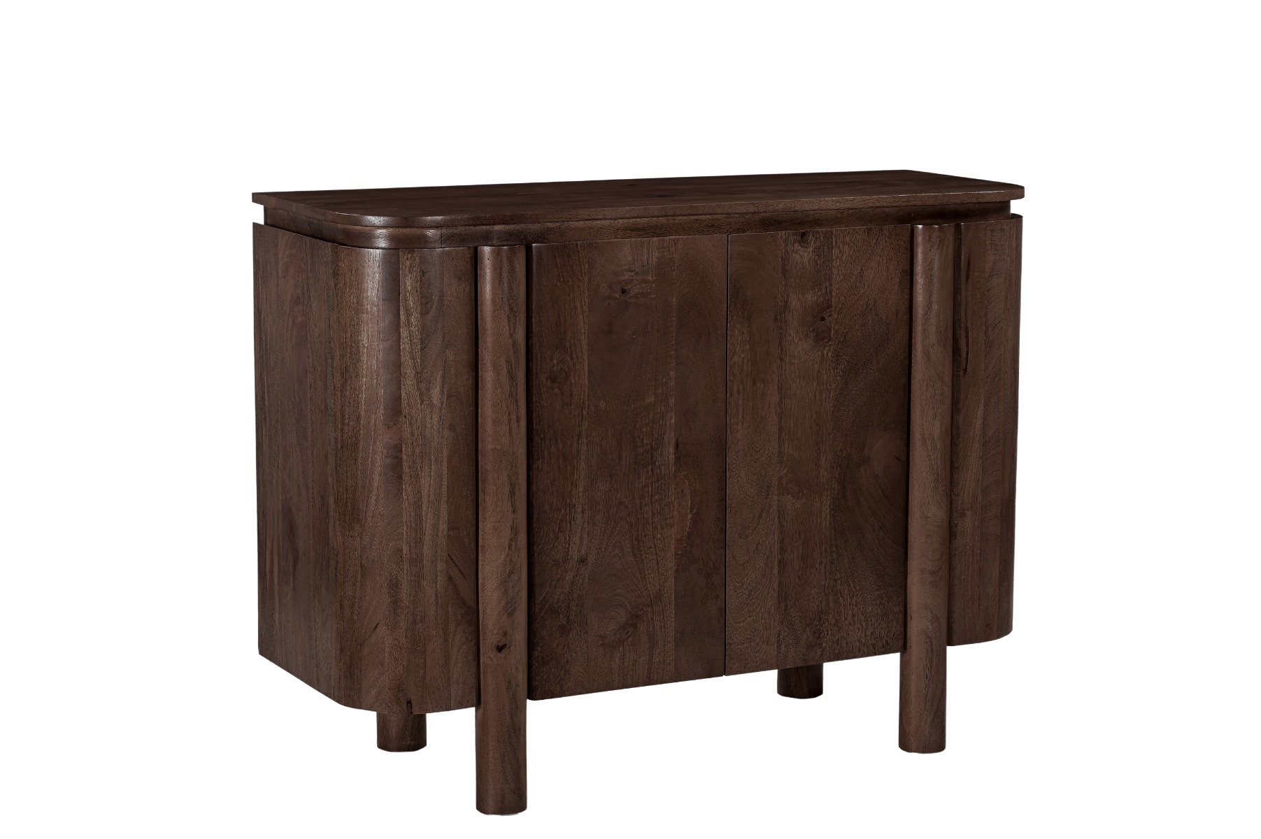 Kommode Salano 105 cm Mangoholz braun Sideboard Schrank