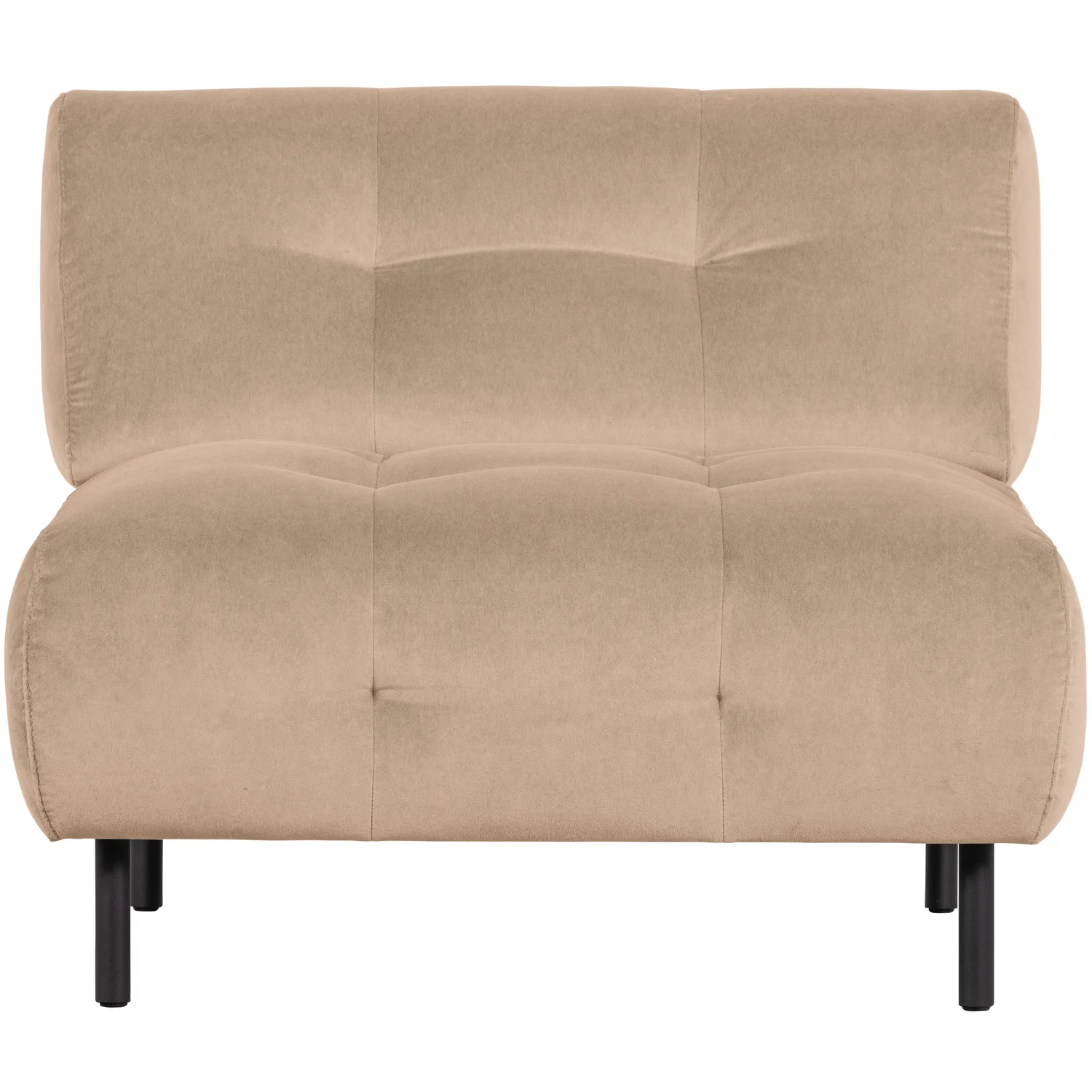Loveseat Sessel LLOYD Samt Velvet meersalz