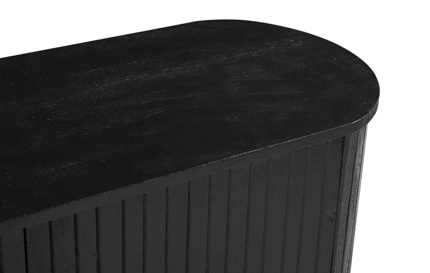 TV Lowboard JASMIN 120 cm Mango Holz schwarz