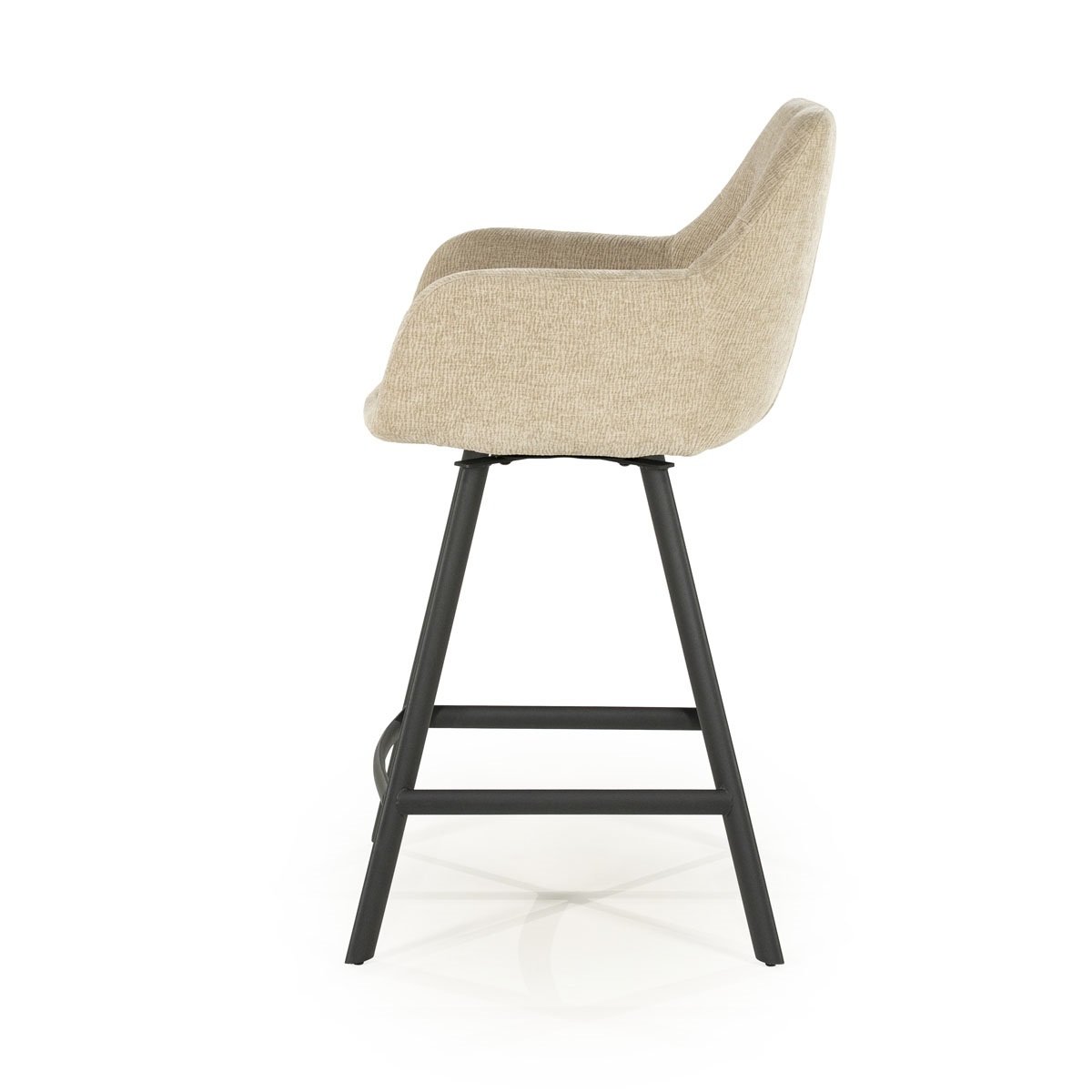 Barstuhl Bliss SH 68,5 taupe mit Armlehne drehbar Drehstuhl Barhocker