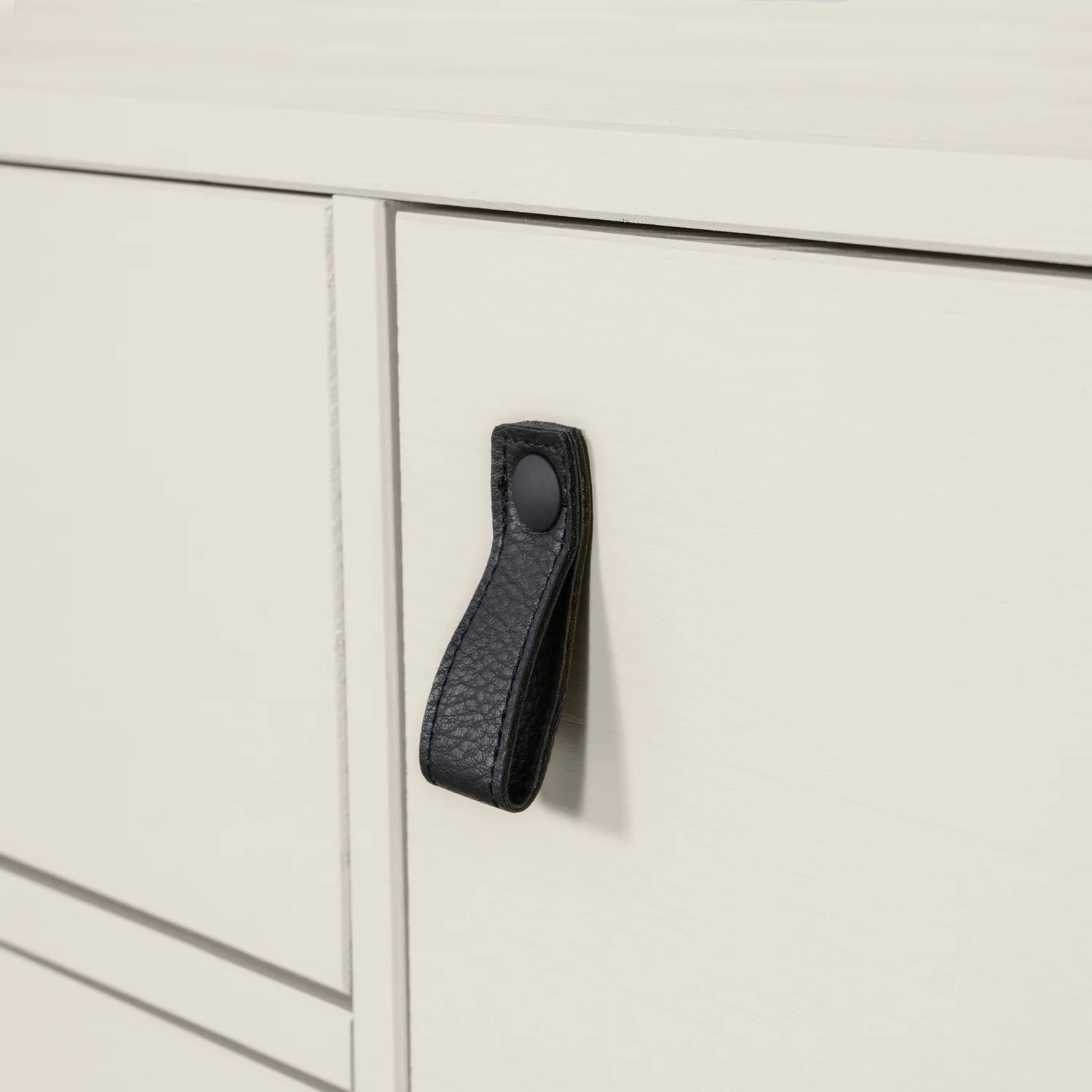 TV Möbel Lowboard SILAS 180 cm Kiefernholz hellgrau Metall schwarz