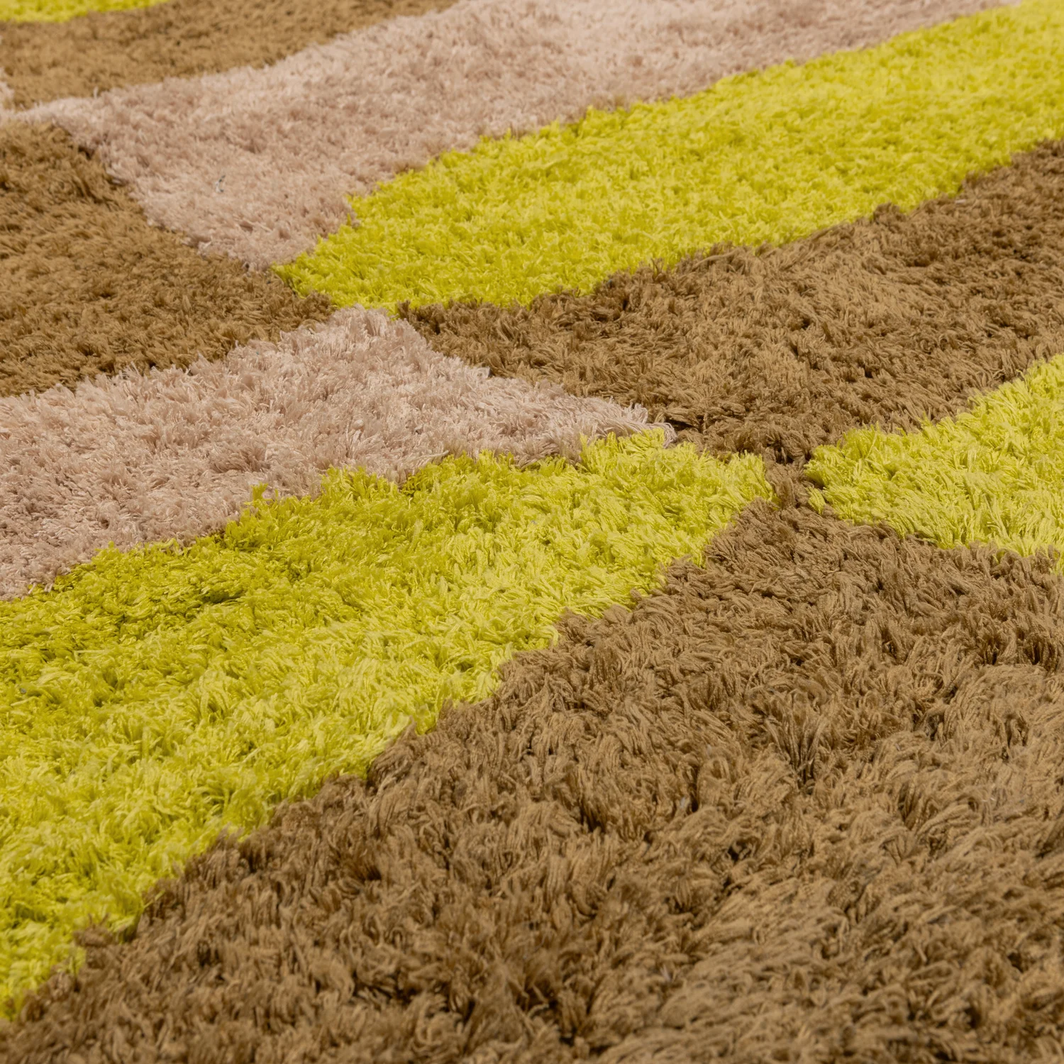 Teppich MUSA 240 x 170 cm grafisches Design  natur/gelb Carpet