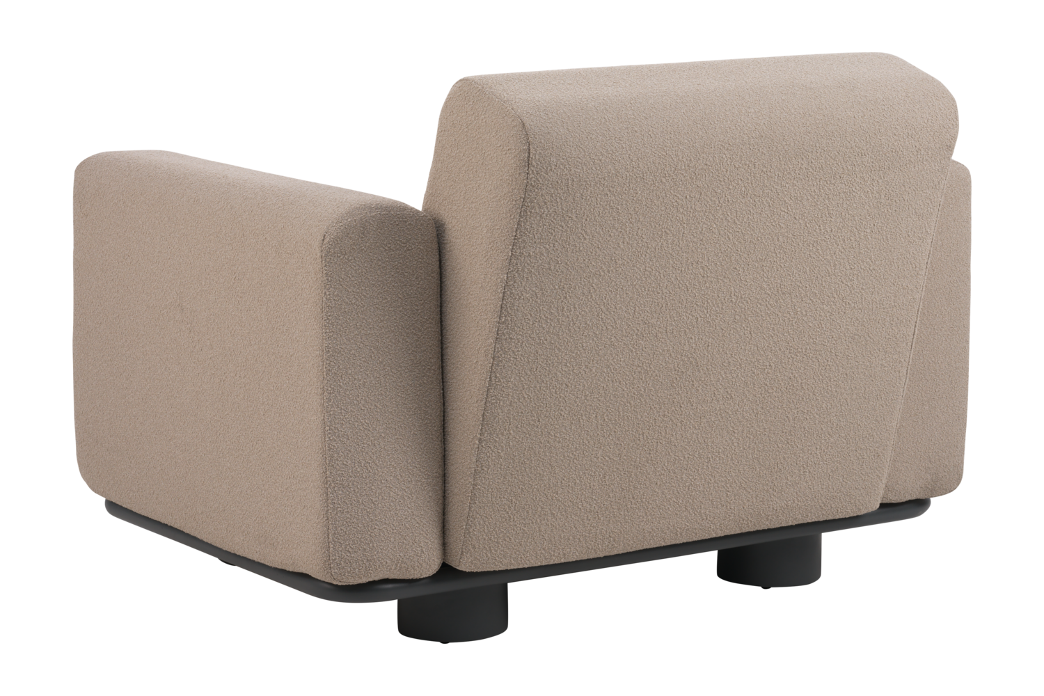 Gartensessel Lounge Sessel  Bolster Teddy beige