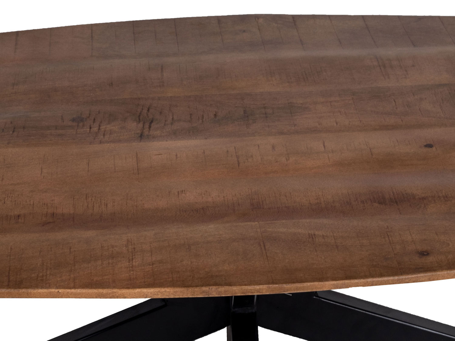 Couchtisch JELLE oval 130 x 70 cm Mango Holz