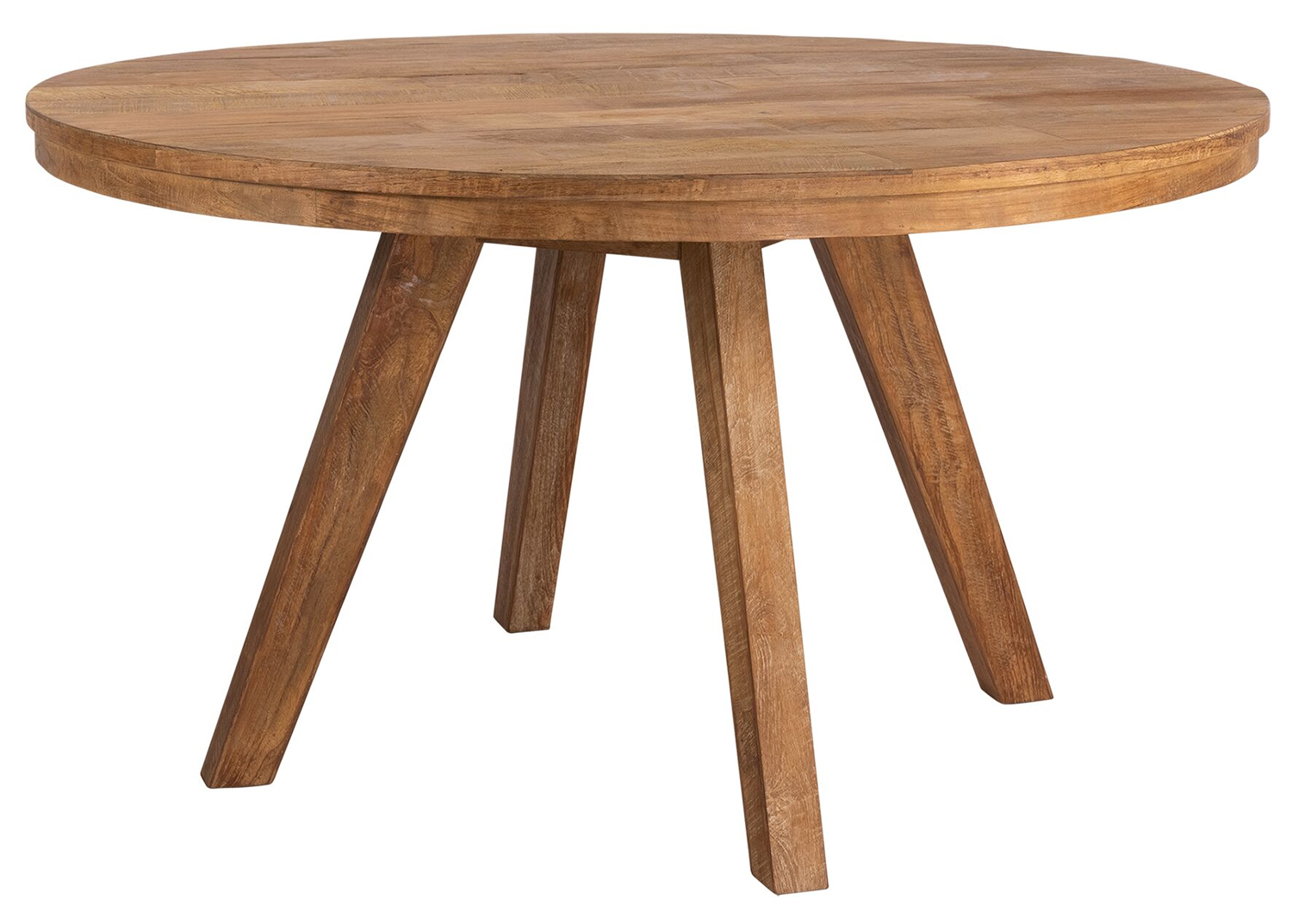Esstisch Tradition rund Ø 140 cm recyceltes Teakholz