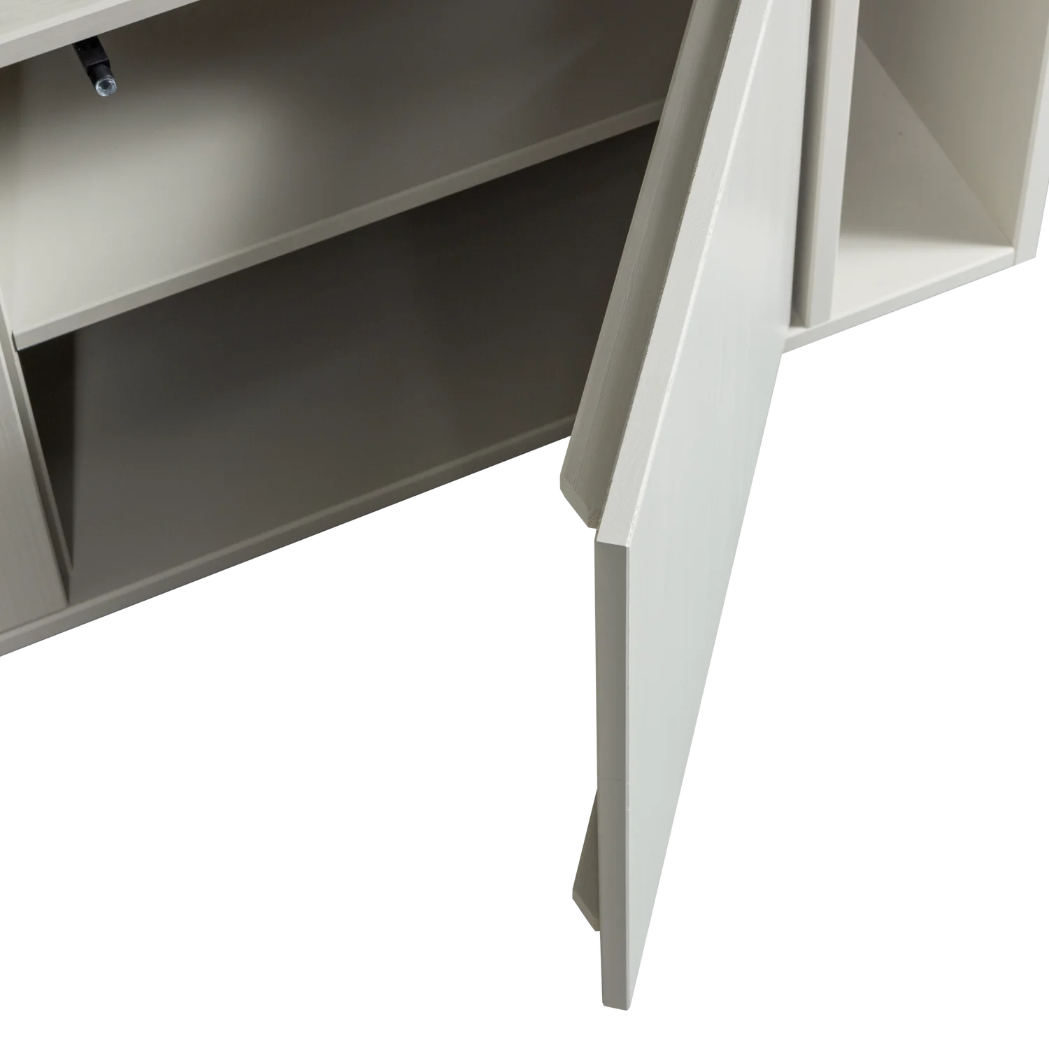 Sitzbank Bank Lowboard SETTLE DOWN 108 cm ohne Kissen Kiefernholz staubgrau