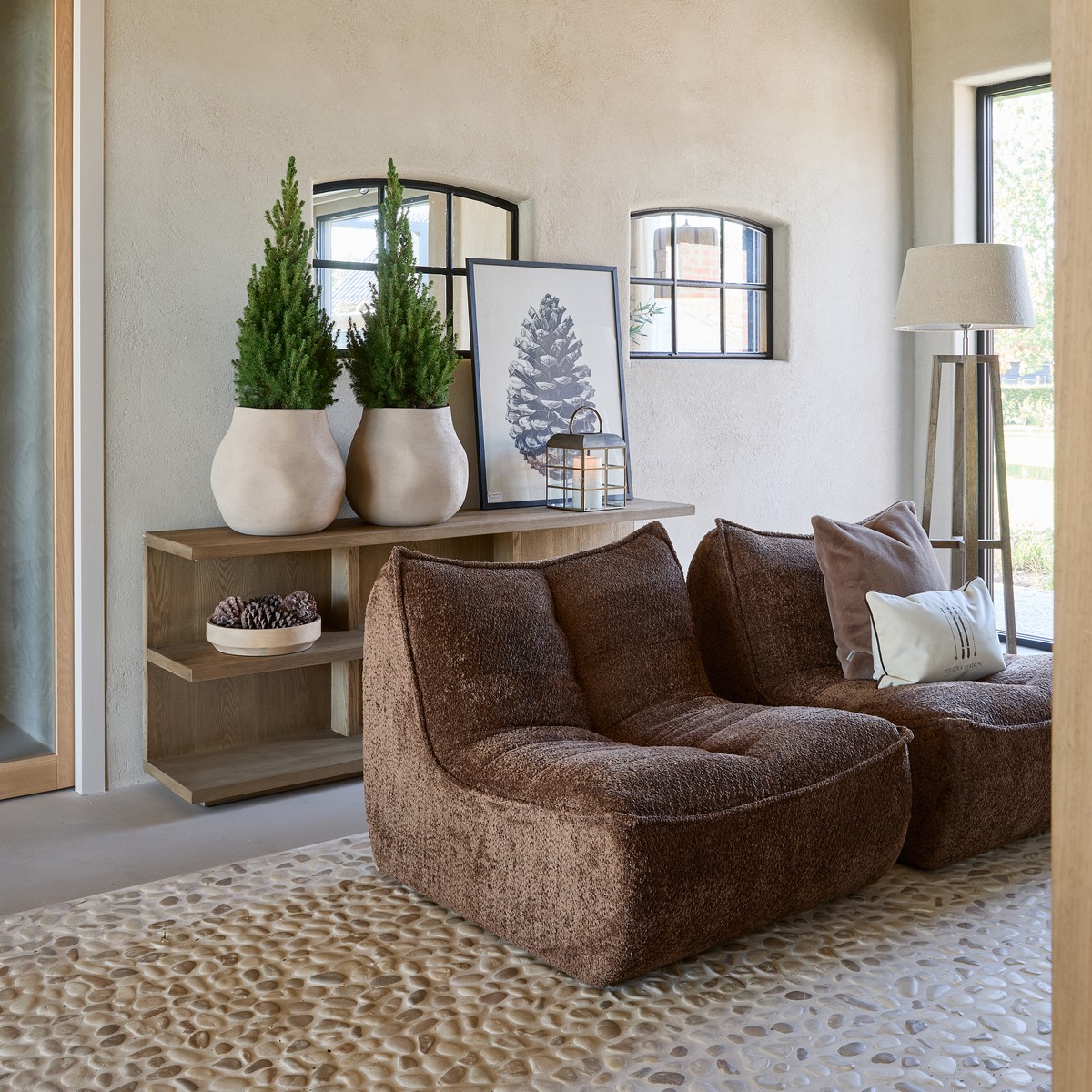 Rivièra Maison Sessel Accent Umber Braun