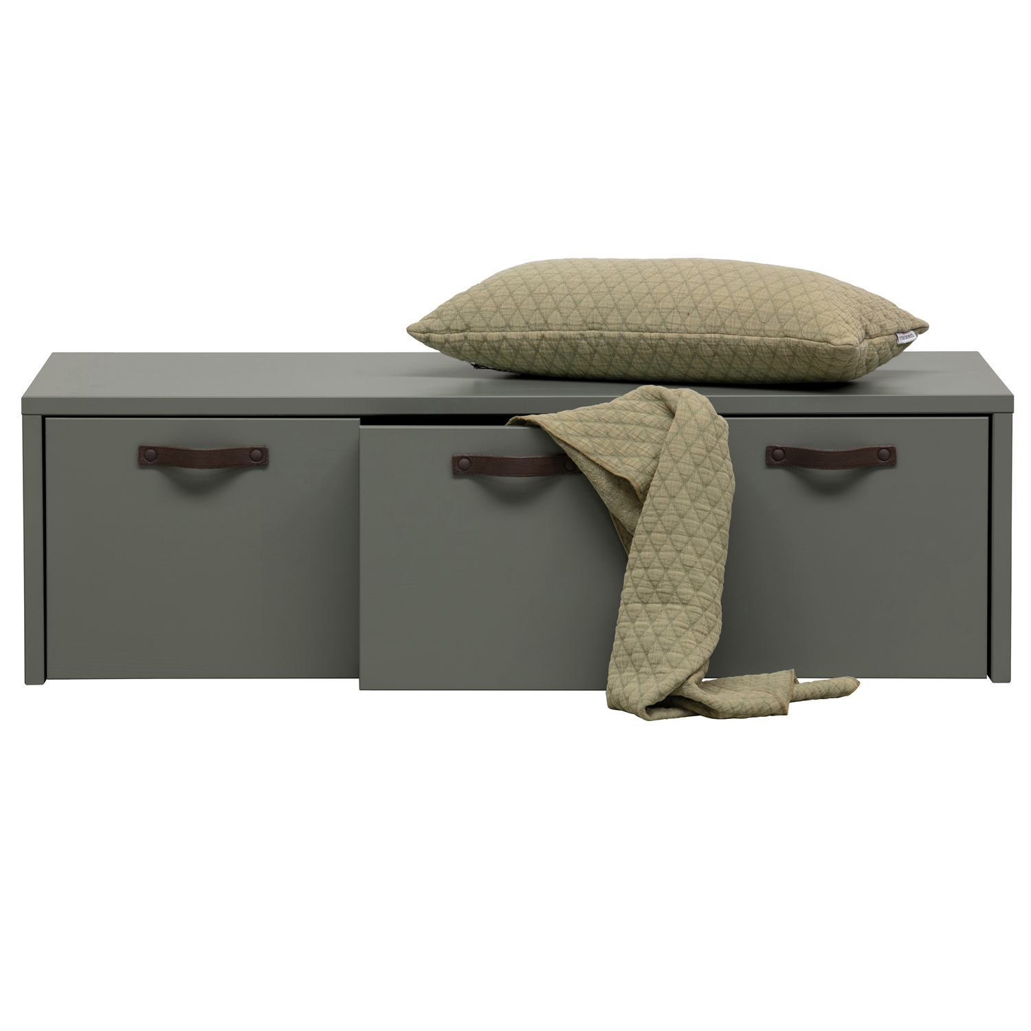 vtwonen Sitzbank Stage B 120 cm Bank Kiefernholz grün