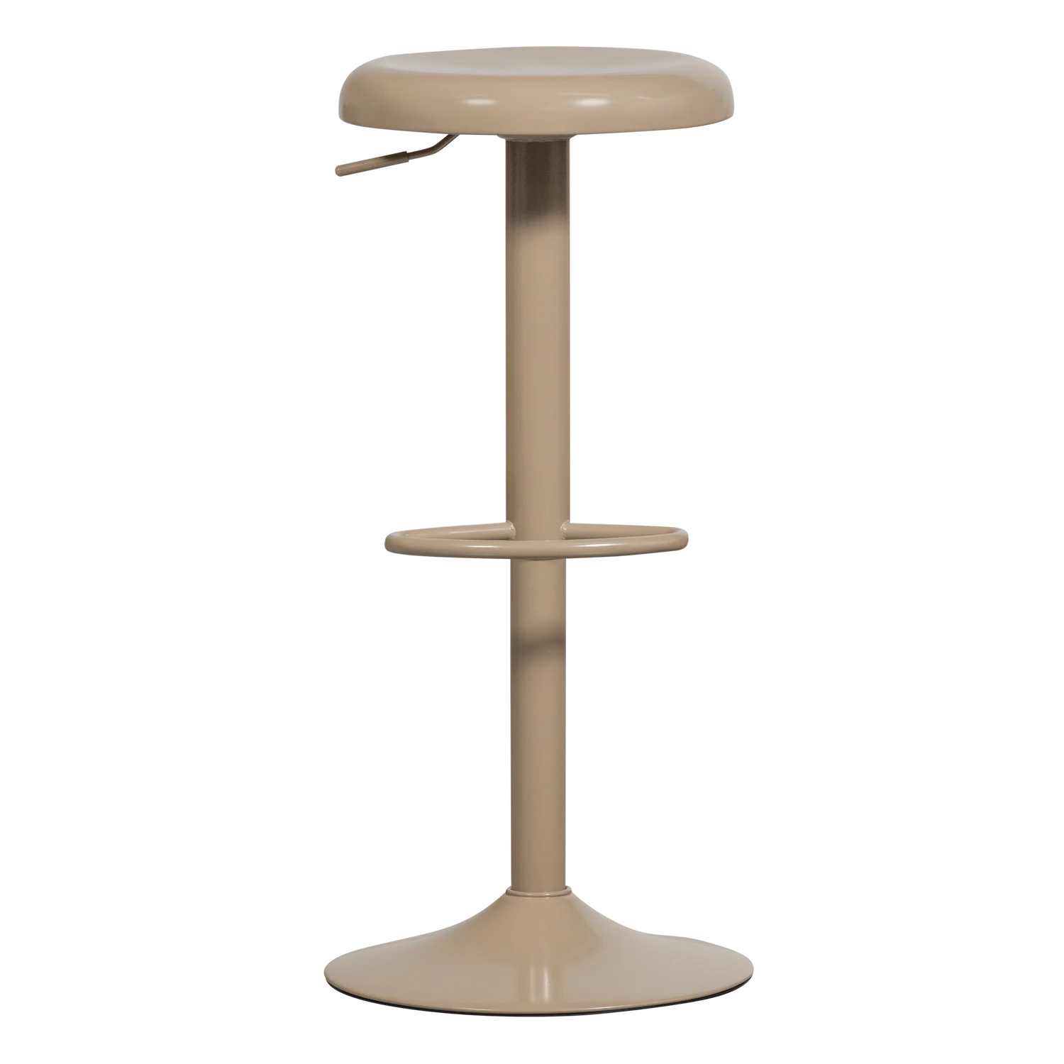 Barhocker ISAAC SH 61-81 cm höhenverstellbar Metall sandfarben Barstuhl