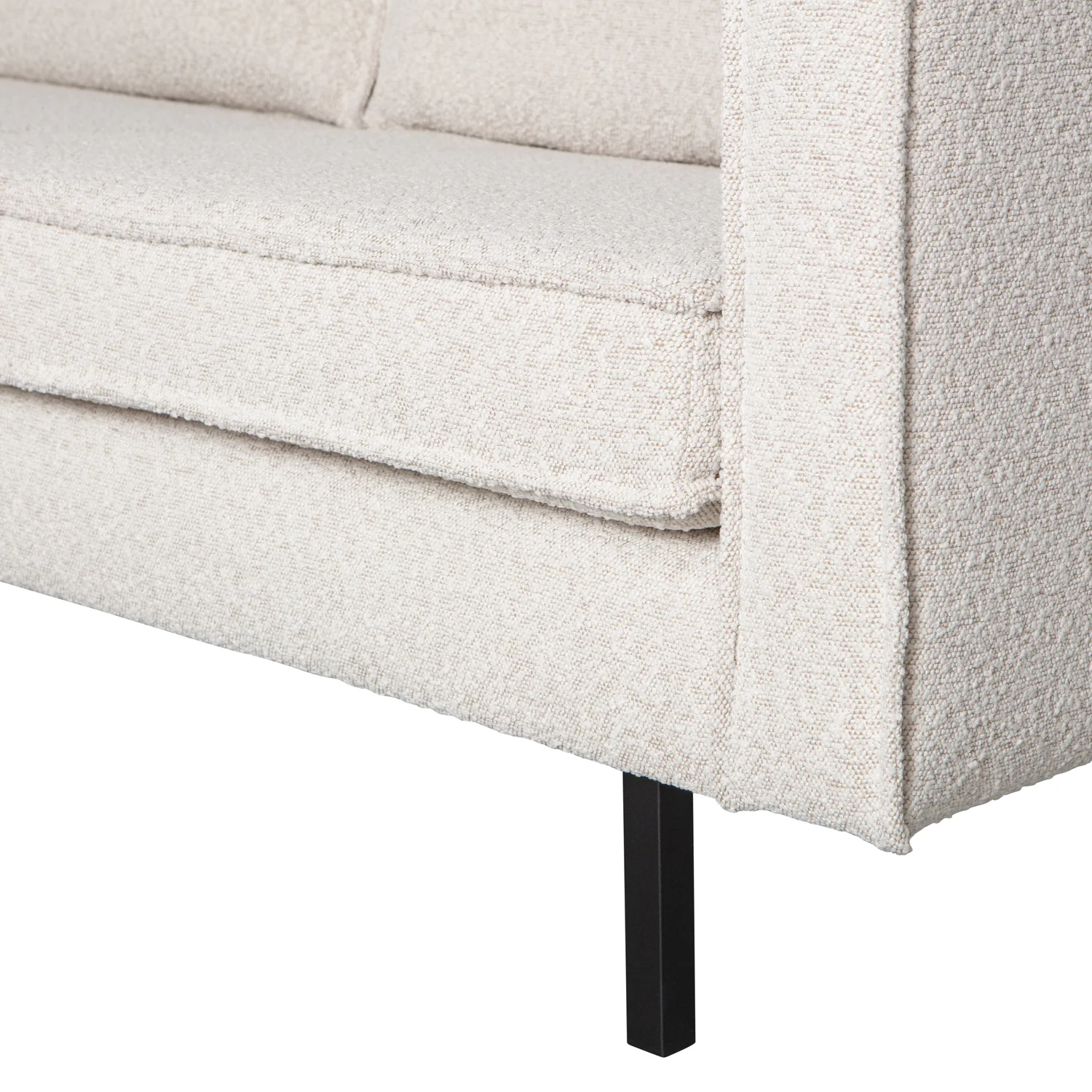 2,5 Sitzer Sofa RODEO Bouclé natur