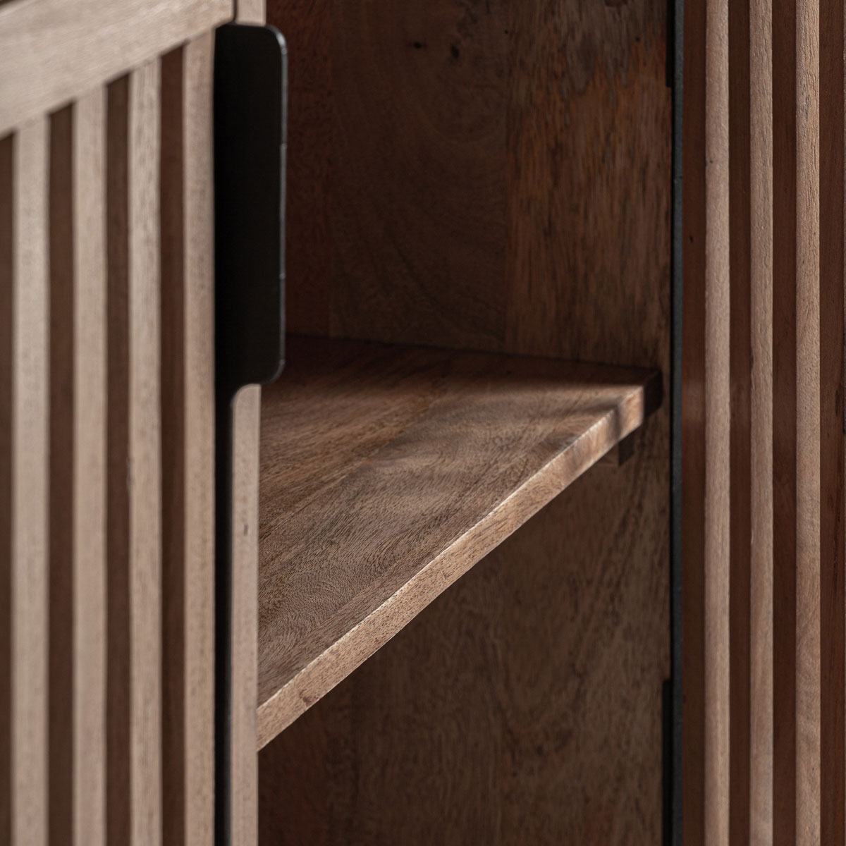 Sideboard GÀBIA 234 cm Mangoholz hellbraun Kommode